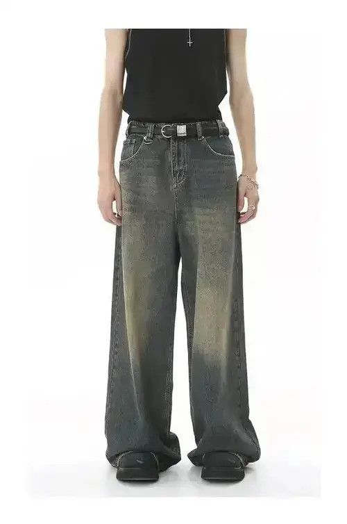 Men Vintage Distressed Jean