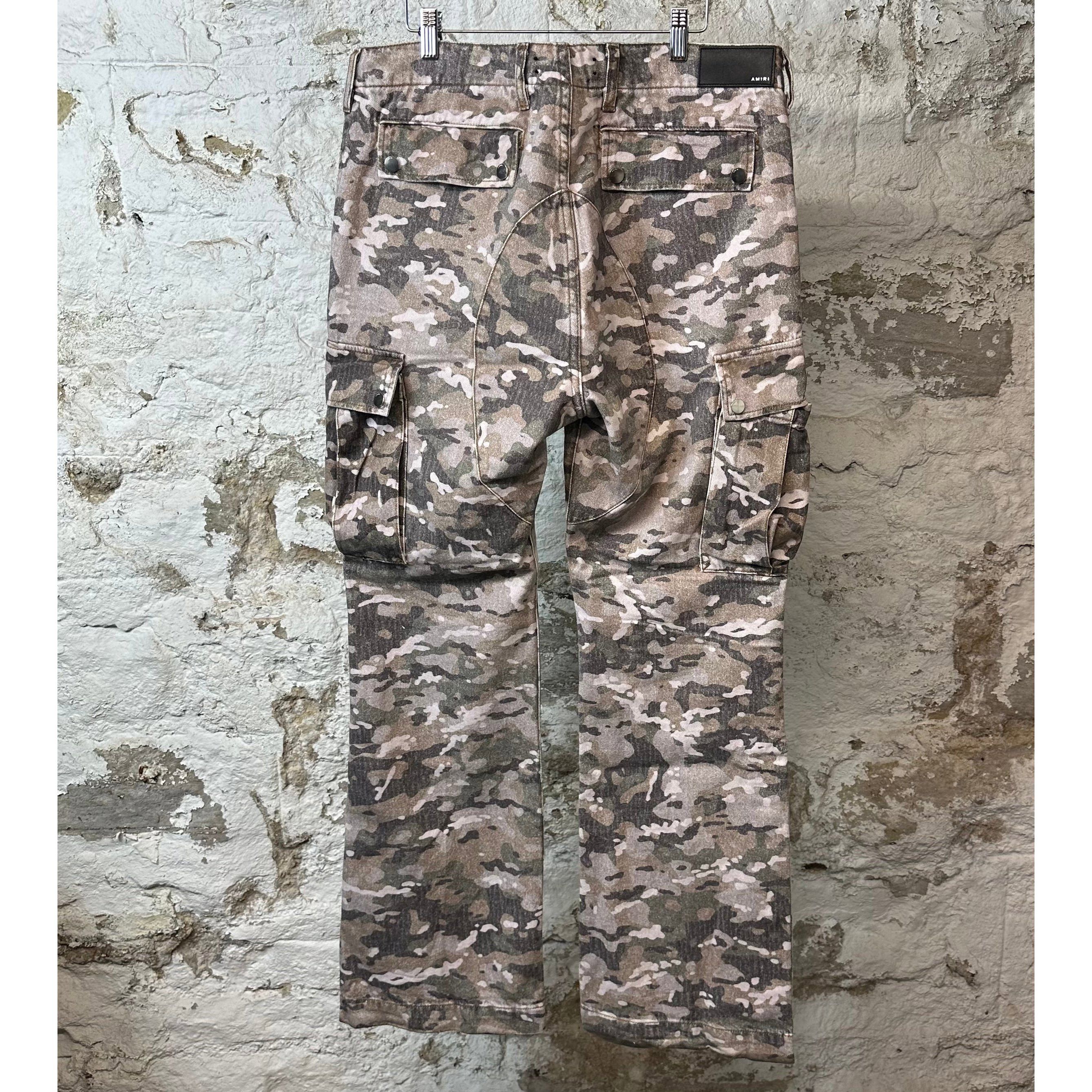 Amiri Amiri Kick Flare Camo Pants Sz 34 Size US 34 / EU 50 - 2 Thumbnail