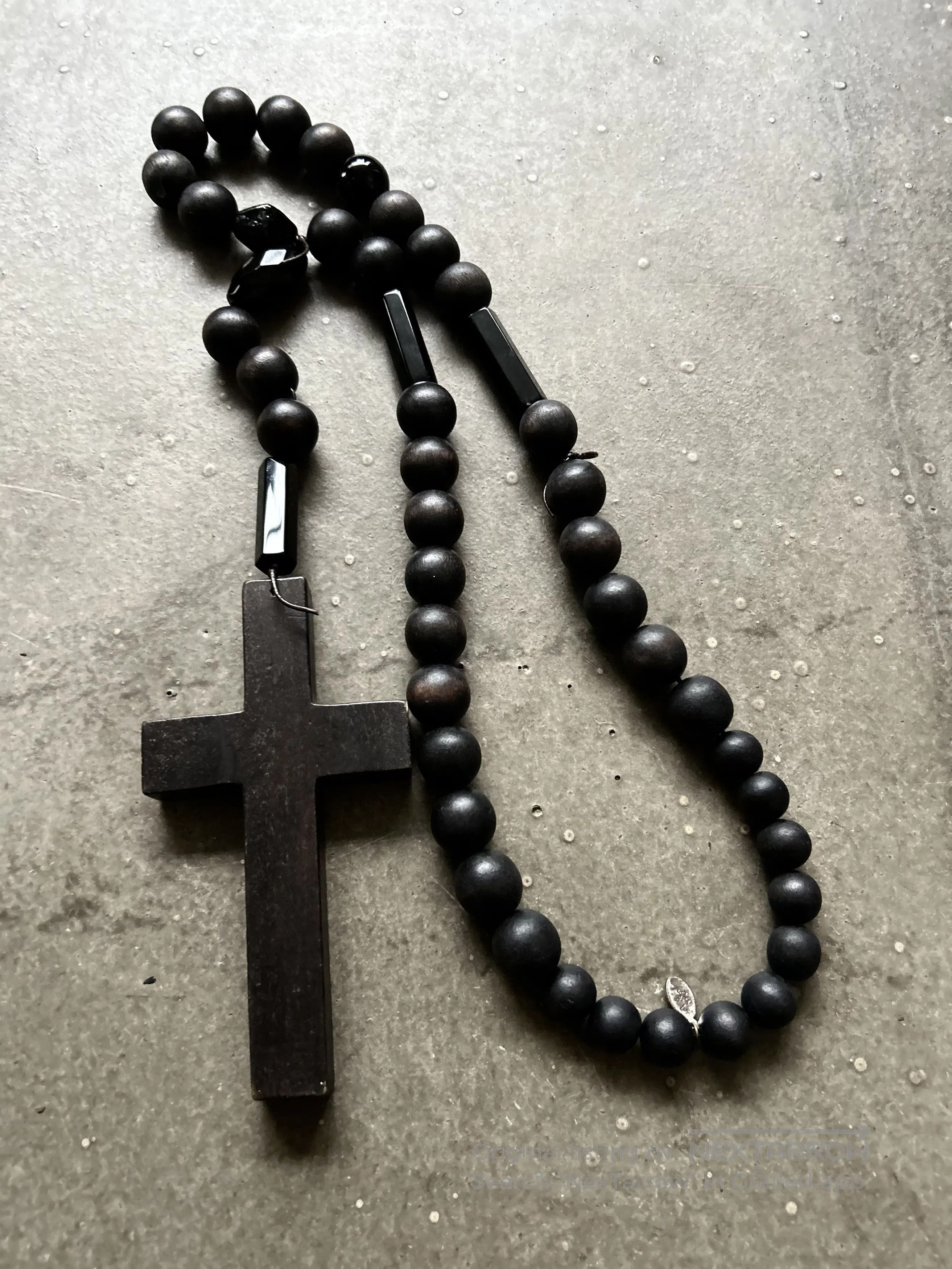 DEN IM by SIKI IM Number (N)ine 08ss Crystal Cross Necklace. Size ONE SIZE - 6 Thumbnail