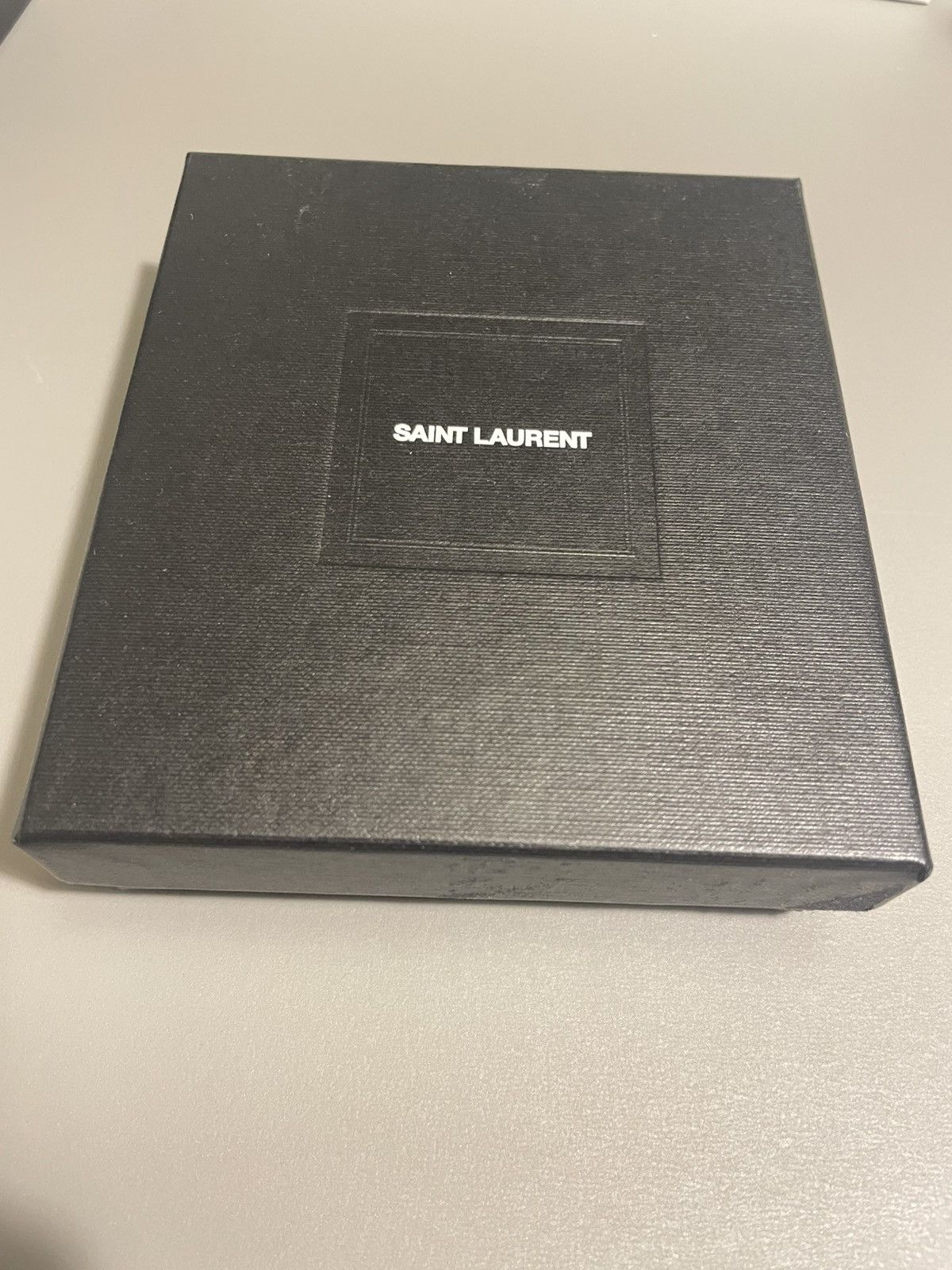Saint Laurent Paris key ring GOLD HEART