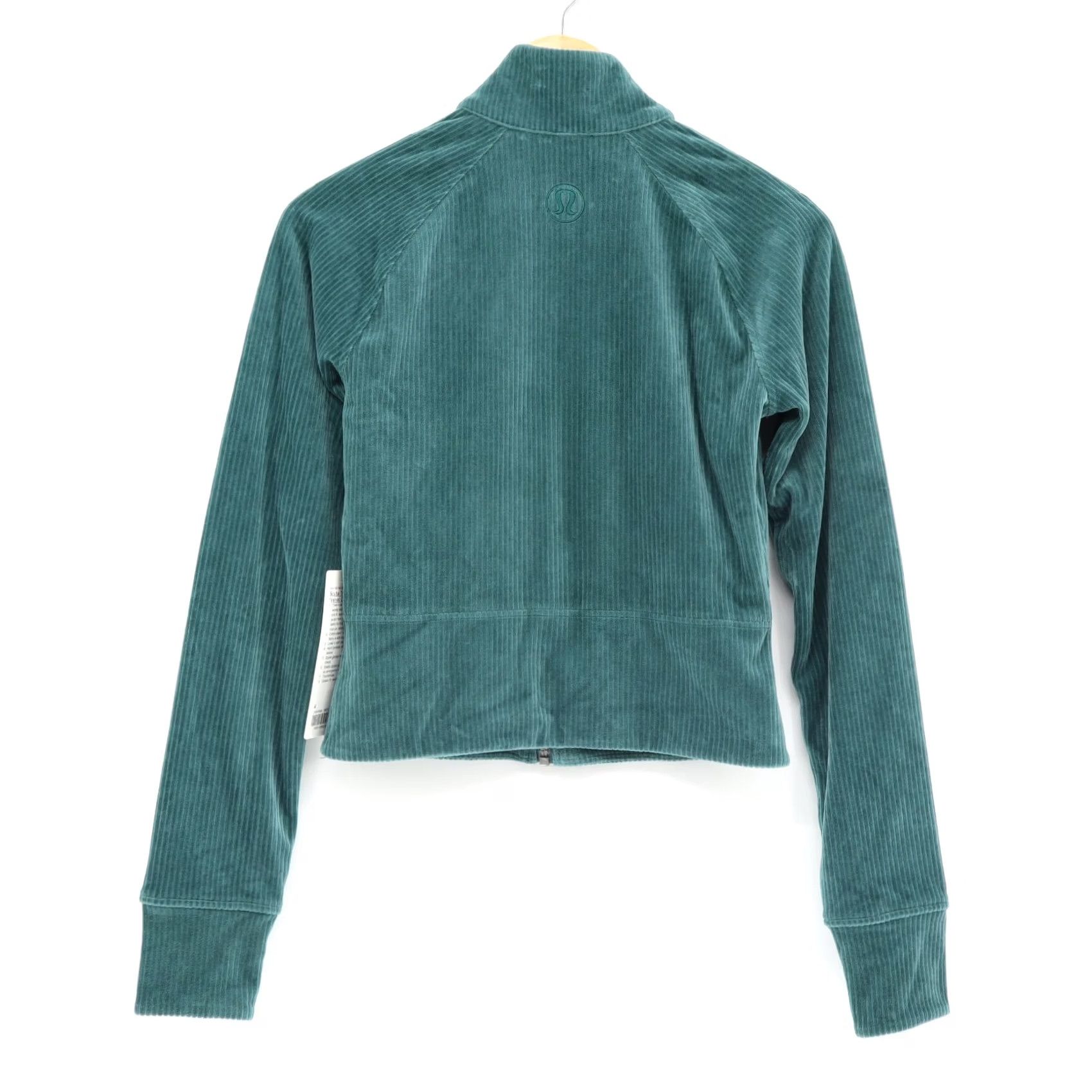 Lululemon Lululemon Women's Track Jacket Storm Teal Velvet Cord Size 4 NWT Size S / US 4 / IT 40 - 2 Thumbnail