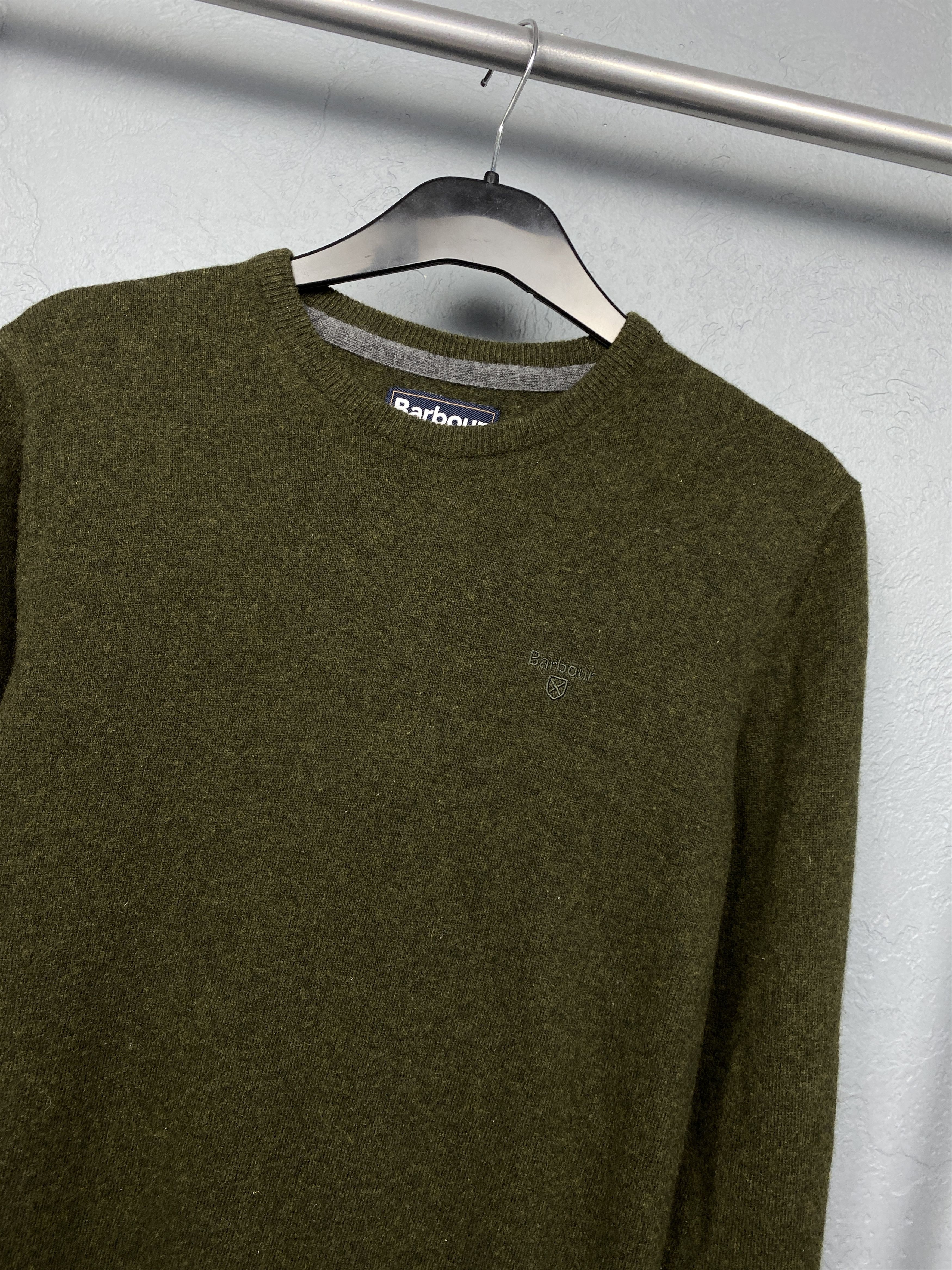 Barbour Barbour Vintage Mens Wool Crew Neck Sweater Size US M / EU 48-50 / 2 - 2 Thumbnail