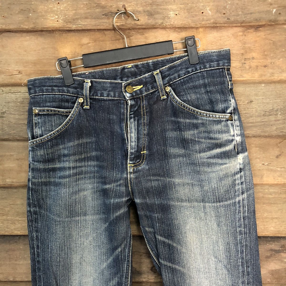 Lee Lee Riders Blue Denim vintage Pants #7308 Size 32" / US 10 / IT 46 - 4 Thumbnail