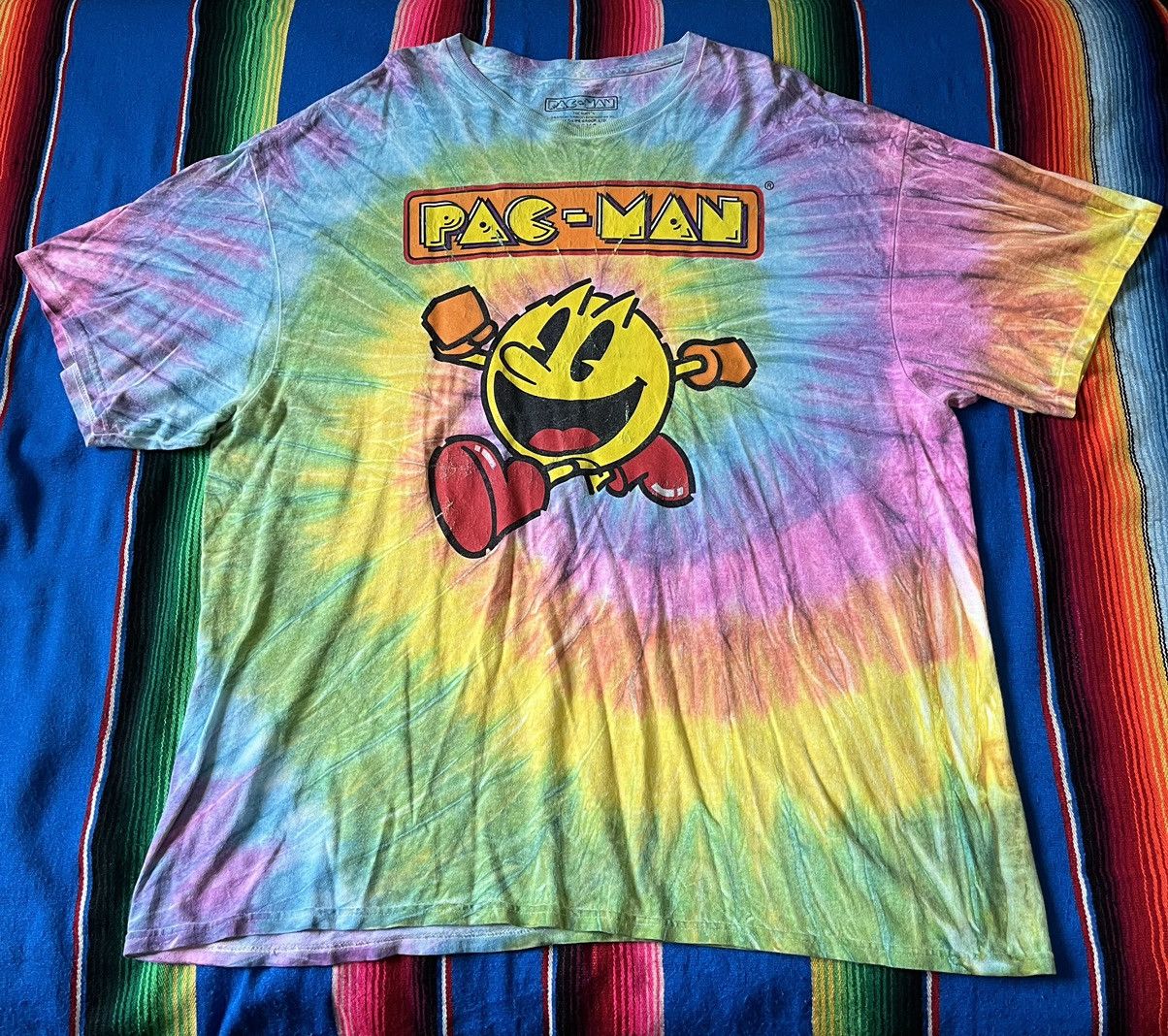 The Game × Vintage PAC-MAN Tie Dye T-Shirt Size US XL / EU 56 / 4 - 1 Thumbnail