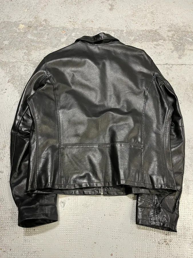 Vintage Vintage Black Classy Italian Leather Jacket Size US M / EU 48-50 / 2 - 7 Thumbnail
