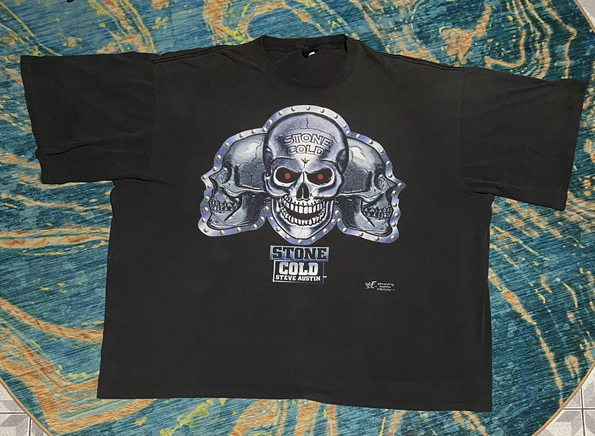 Vintage 1998 wwf stone cold Steve austin fade rare size 5xl