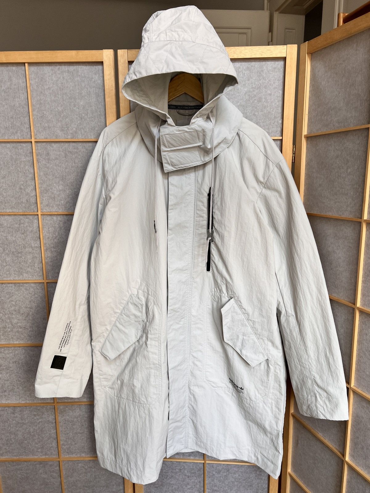 Adidas Hypebeast Streetwear Rare Adidas Originals NMD Shell parka long nylon jacket Grailed