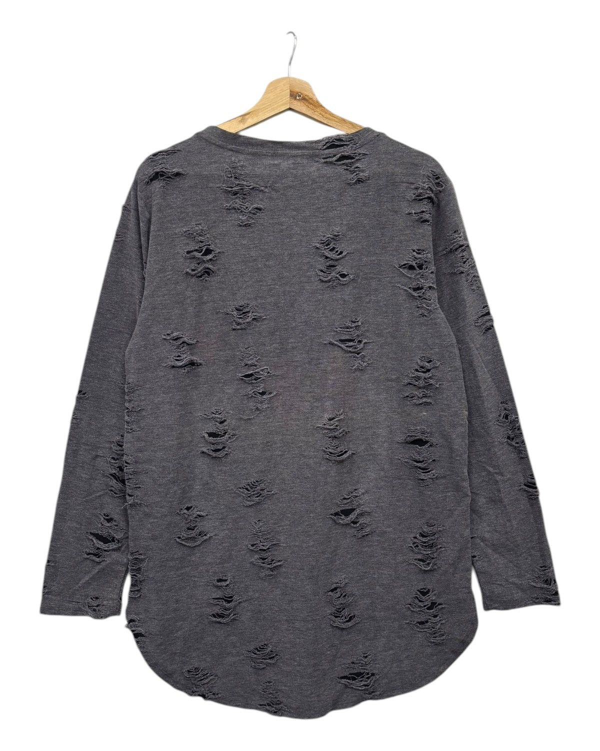 Comme des Garcons 🔥COMME DES GARCONS DISTRESSED LONGSLEEVE SHIRT Size US M / EU 48-50 / 2 - 4 Thumbnail