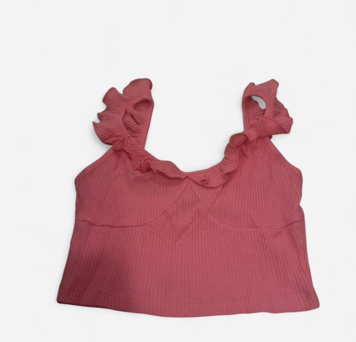 Other Pink ruffle crop tank Size S / US 4 / IT 40 - 2 Thumbnail