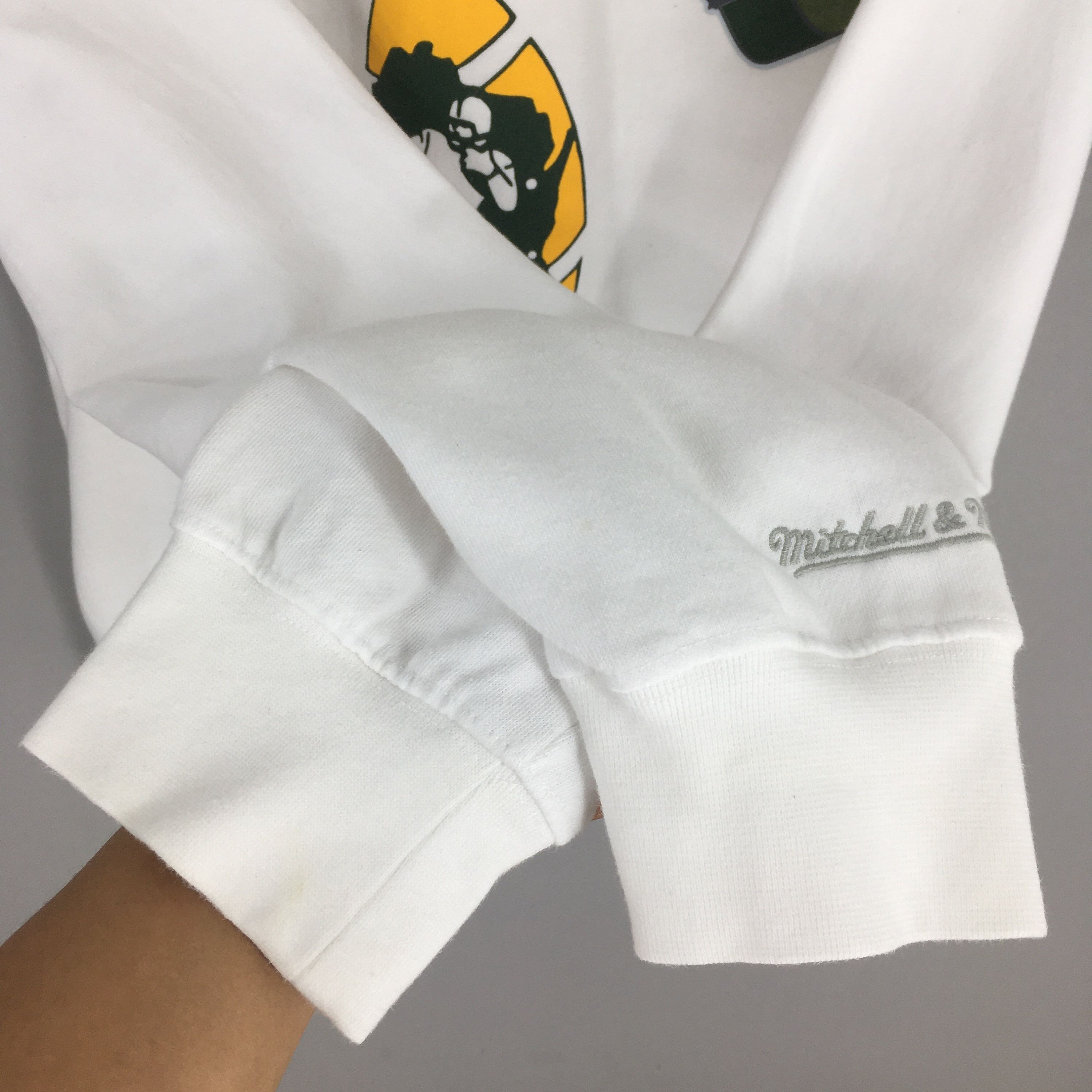 NFL × Vintage Vintage Green Bay Packers NFL White Sweatshirt Large Size US L / EU 52-54 / 3 - 4 Thumbnail