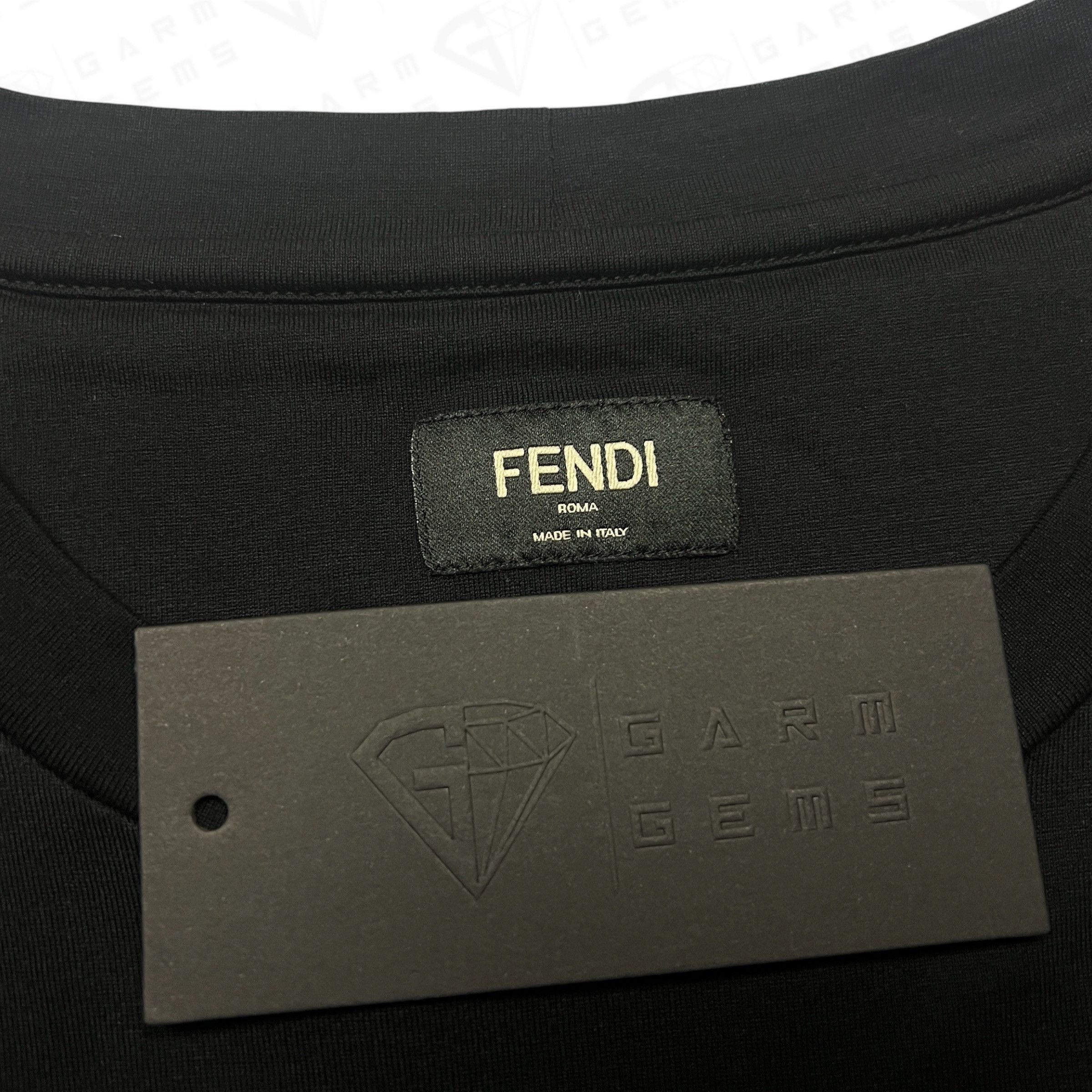 Fendi Fendi Gold Bug Eyes T-Shirt Size US L / EU 52-54 / 3 - 5 Thumbnail