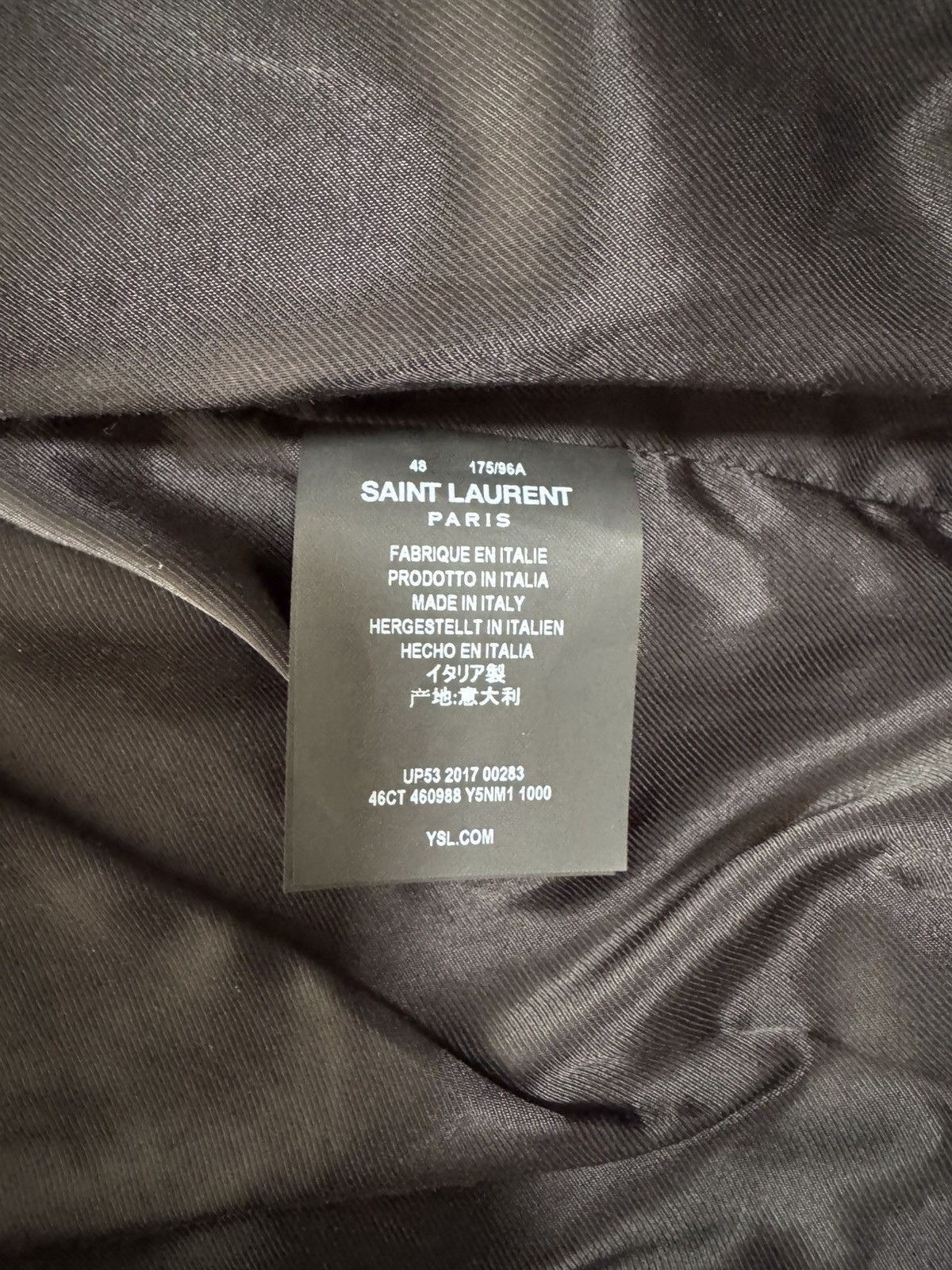Saint Laurent Paris Suede Jacket Size US M / EU 48-50 / 2 - 5 Thumbnail