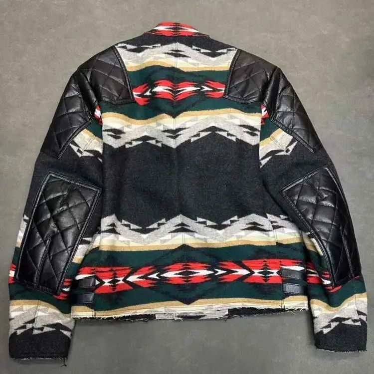 Junya Watanabe Junya Watanabe x Pendleton 22AW Joint Leather Jacket-2507 Size US S / EU 44-46 / 1 - 1 Thumbnail
