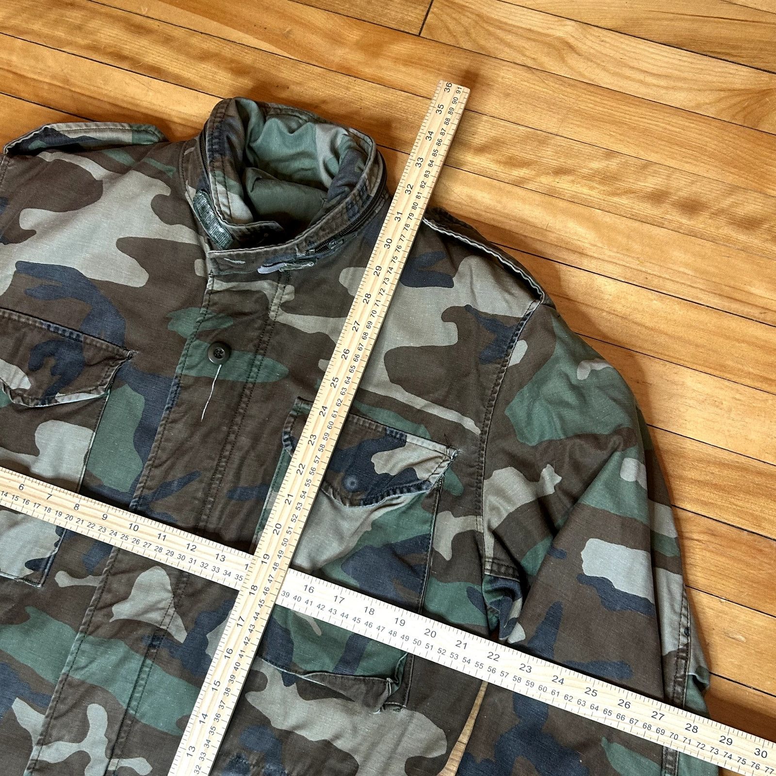 Vintage Vintage Camo Military jacket Size US L / EU 52-54 / 3 - 4 Thumbnail