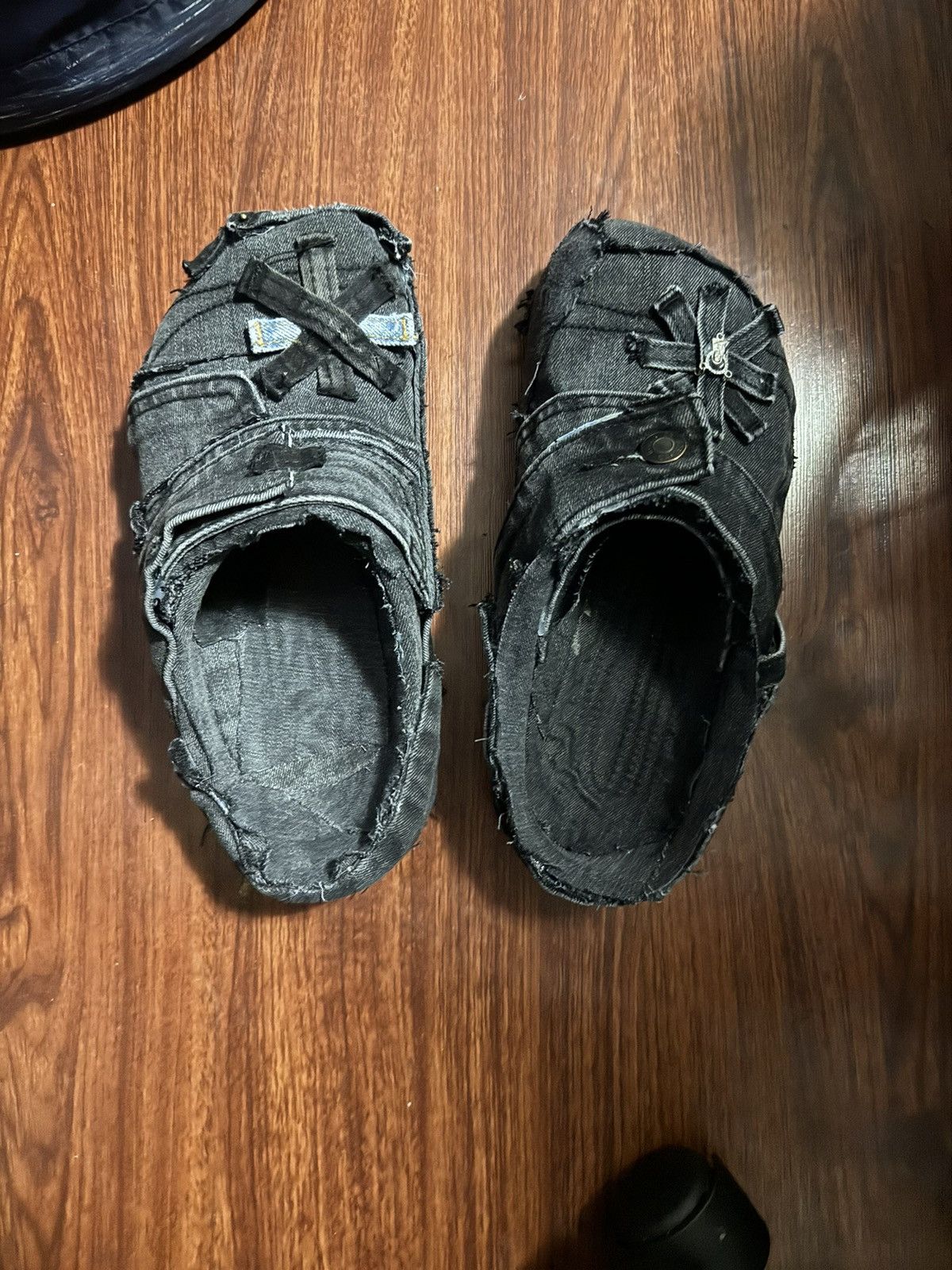 Other Custom 1:1 denim slip ons Size US 8.5 / EU 41-42 - 5 Thumbnail