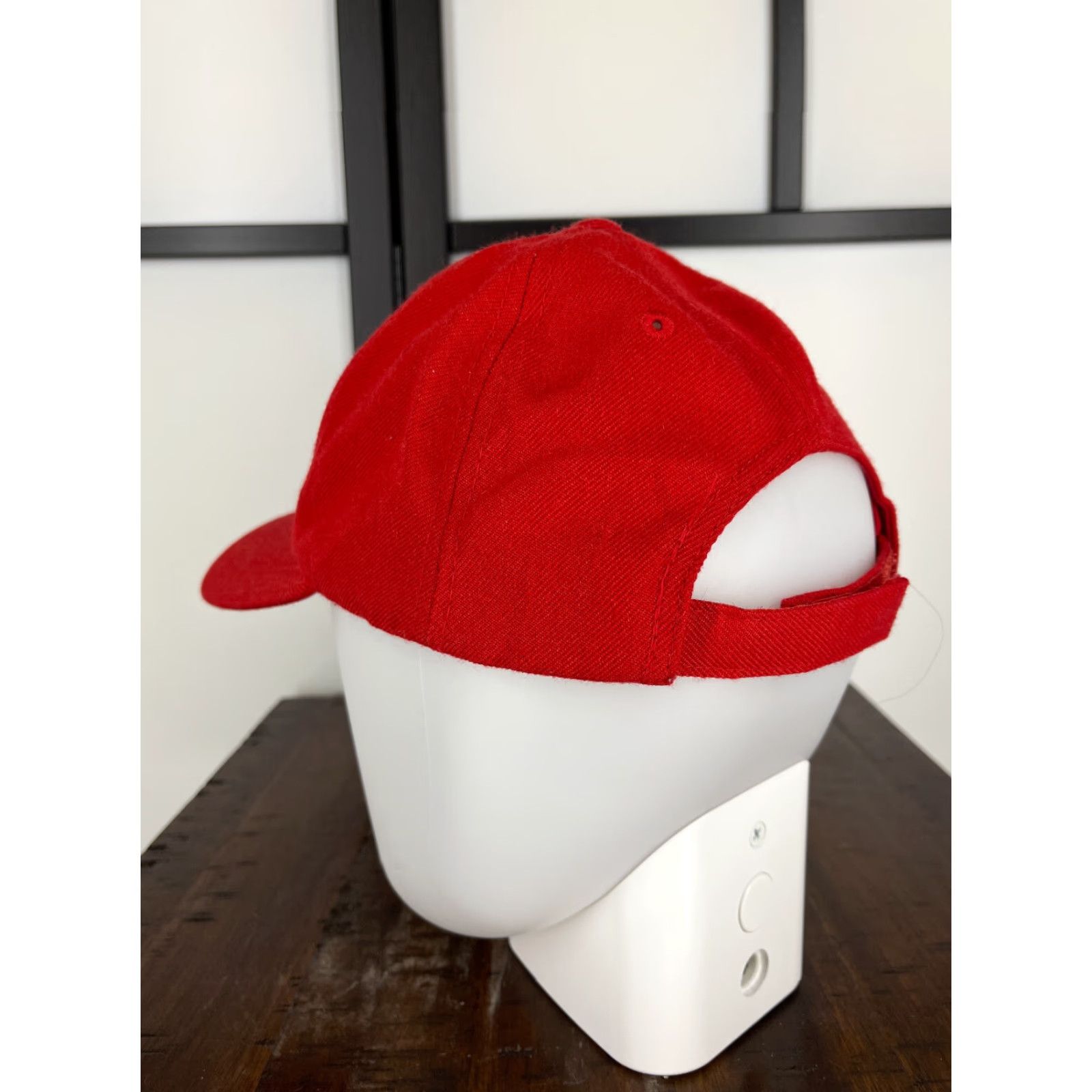 Vintage Sportsman Golf Hat Cap Adjustable Wool Blend Red - Hat, Cap, Logo, Outdoor, Men's, One Size, Adult Mens Size ONE SIZE - 5 Thumbnail