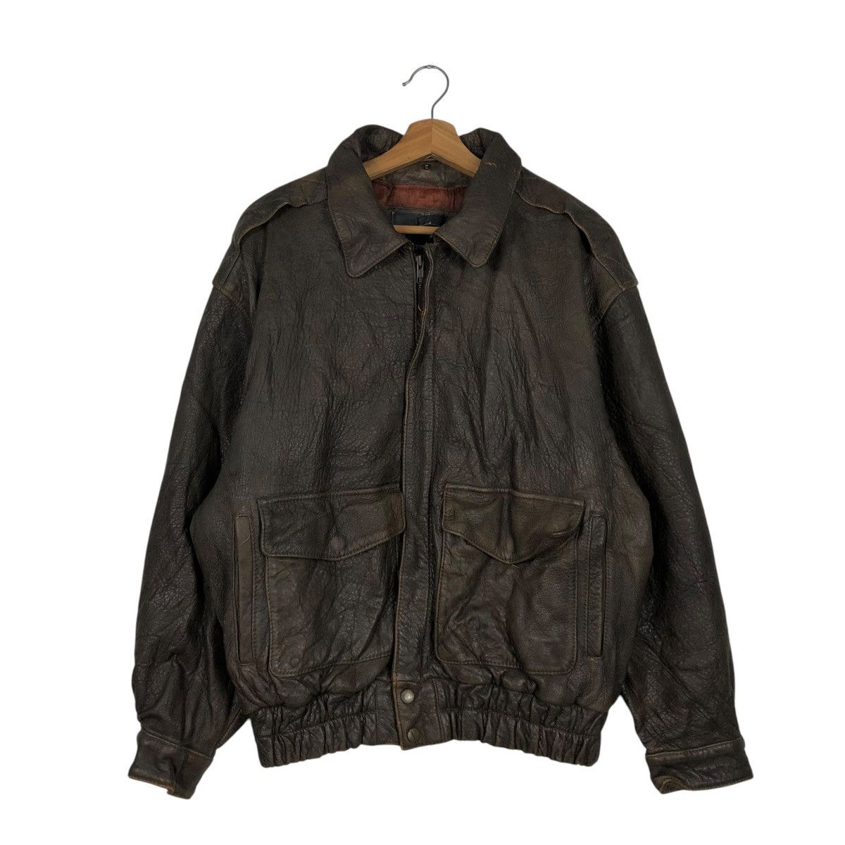 Japanese Brand 🔥VINTAGE LEATHER BIKER JACKET ENZO MOLTENI ISSEY MIYAKE Size US L / EU 52-54 / 3 - 3 Thumbnail