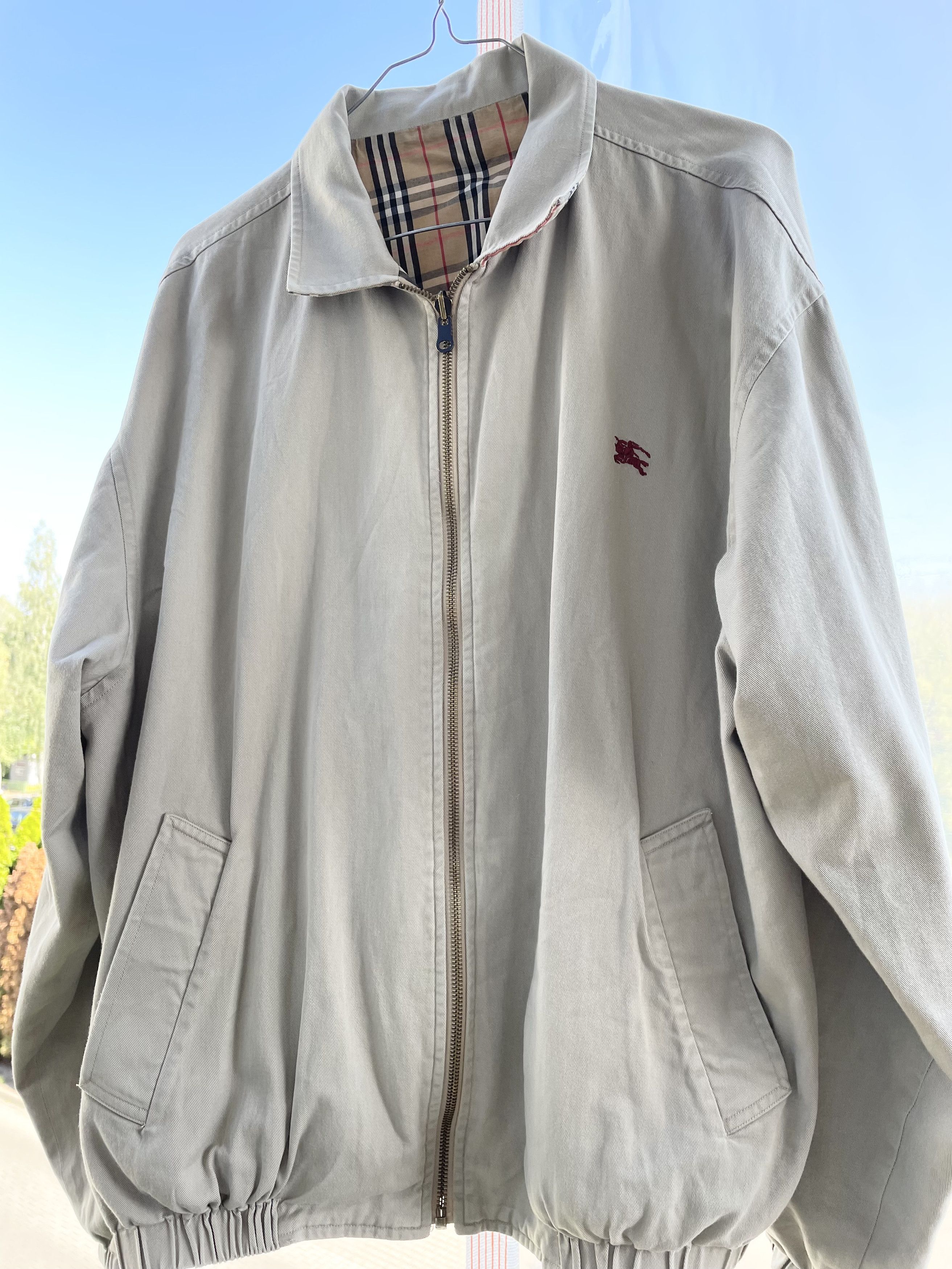 Burberry Burberry London Nova Check Jacket Reversible Bomber Beige Size US L / EU 52-54 / 3 - 4 Thumbnail