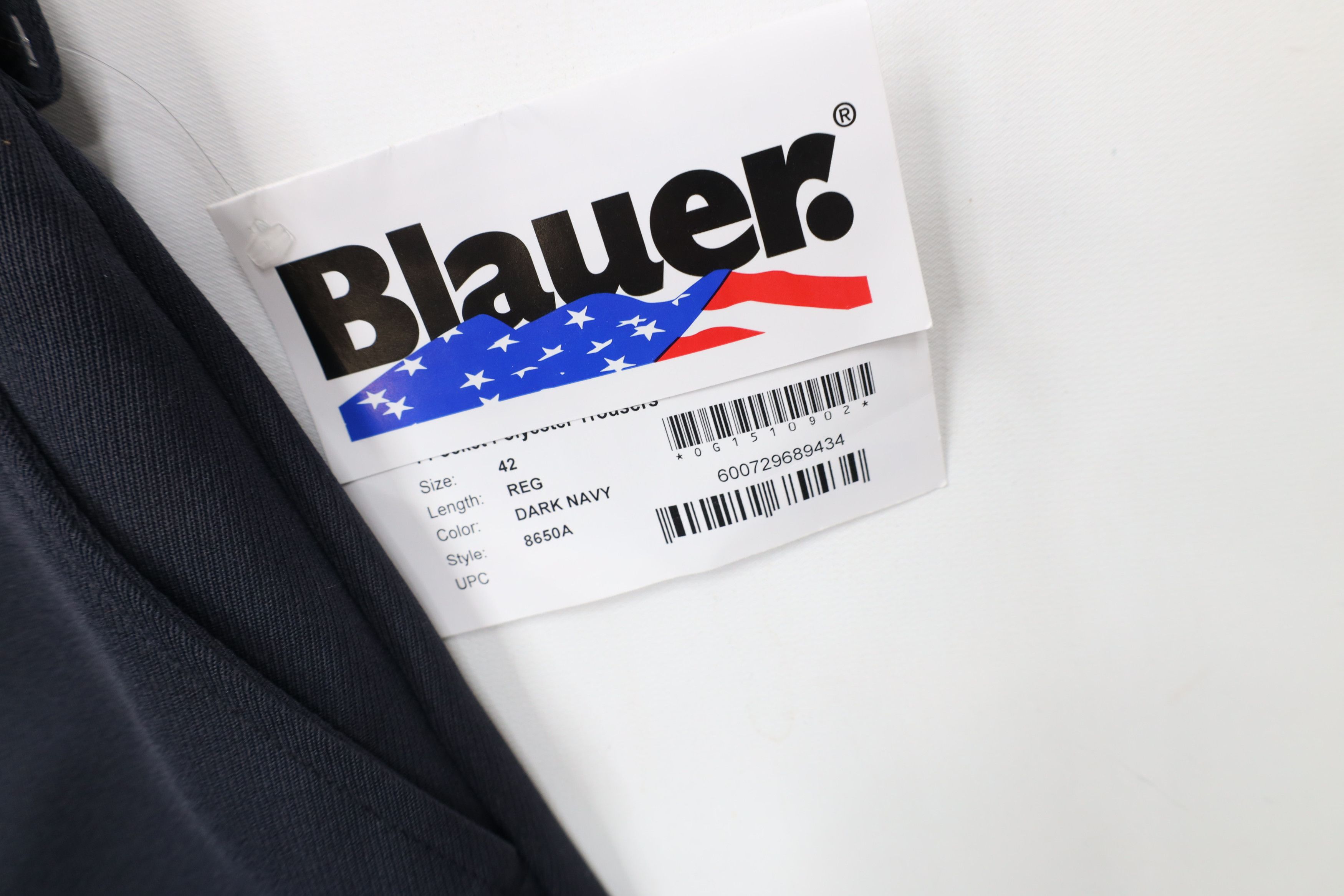 Vintage Deadstock Vintage 90s Blauer Uniform Wide Leg Pants Blue Size US 42 / EU 58 - 7 Thumbnail