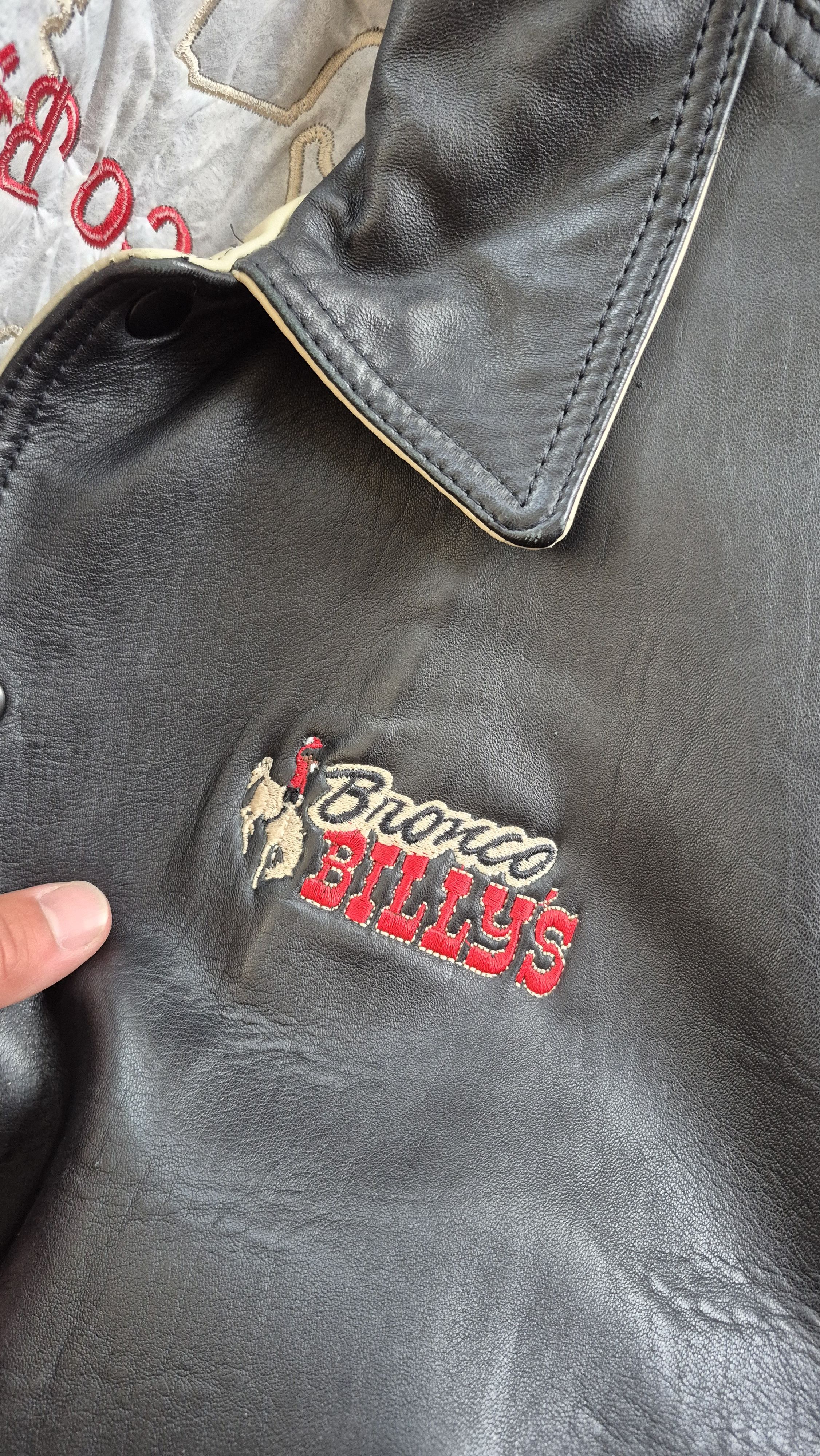 Other Bronco Billy Casino Vintage Leather Jacket Size US XL / EU 56 / 4 - 2 Thumbnail