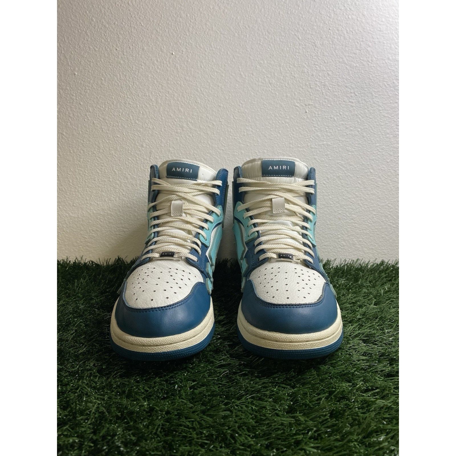Amiri AMIRI Skel Top Hi ‘Slate Blue’ | Size 44 EU ( 11 US ) Size US 11 / EU 44 - 5 Thumbnail