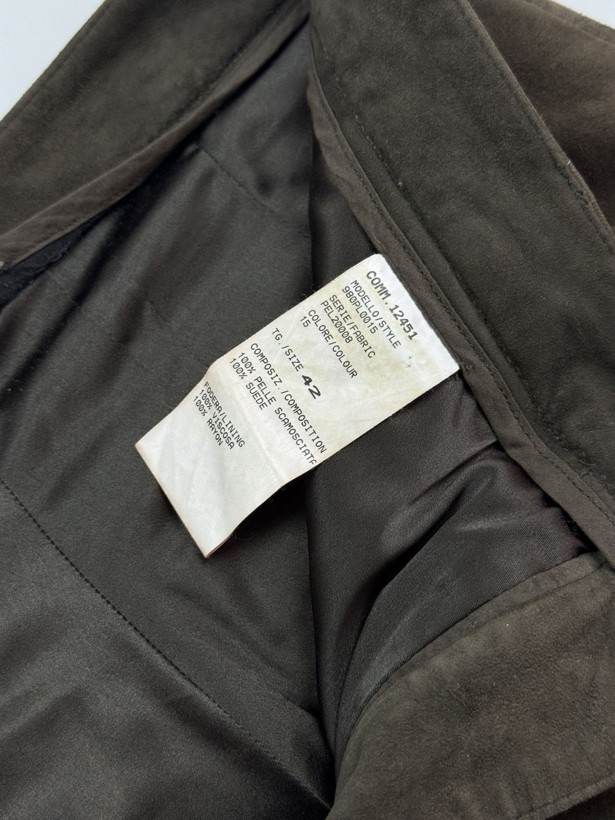 Eleventy Eleventy Suede Brown Women’s Pants Size 28" / US 6 / IT 42 - 10 Thumbnail