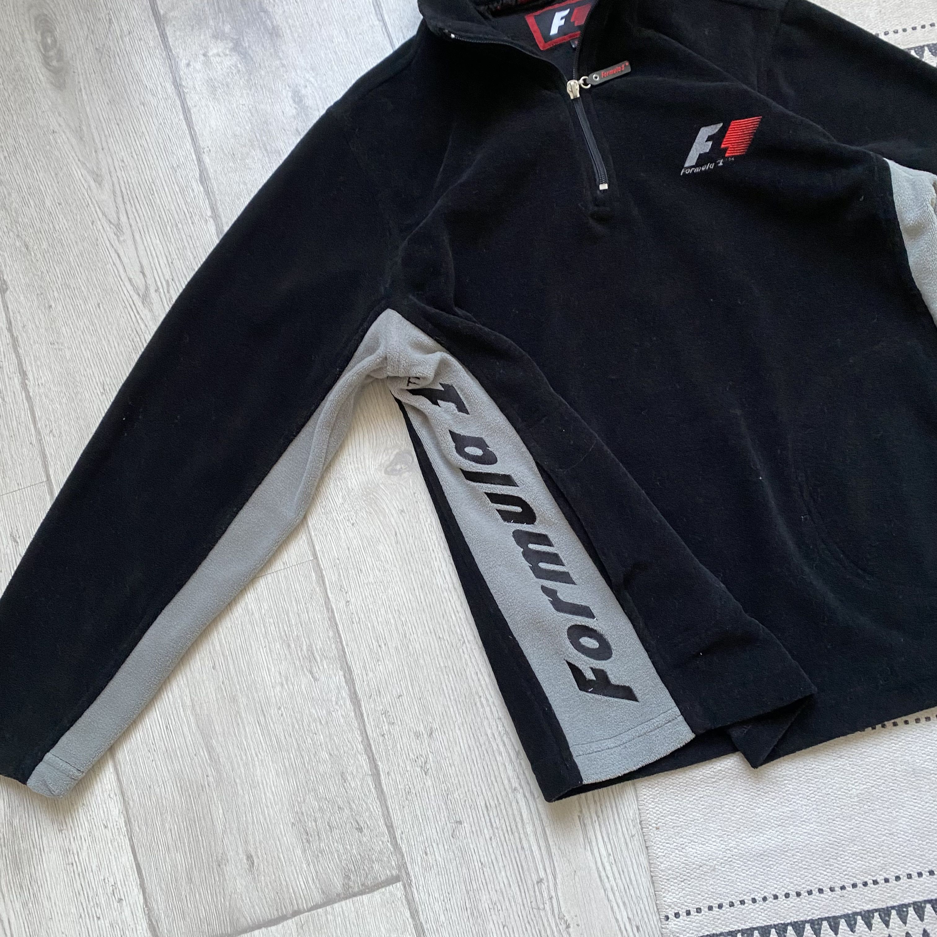 Ferrari 🏎️ Vintage Racing Formula 1 fleece sweater half zip logo Size US S / EU 44-46 / 1 - 7 Thumbnail