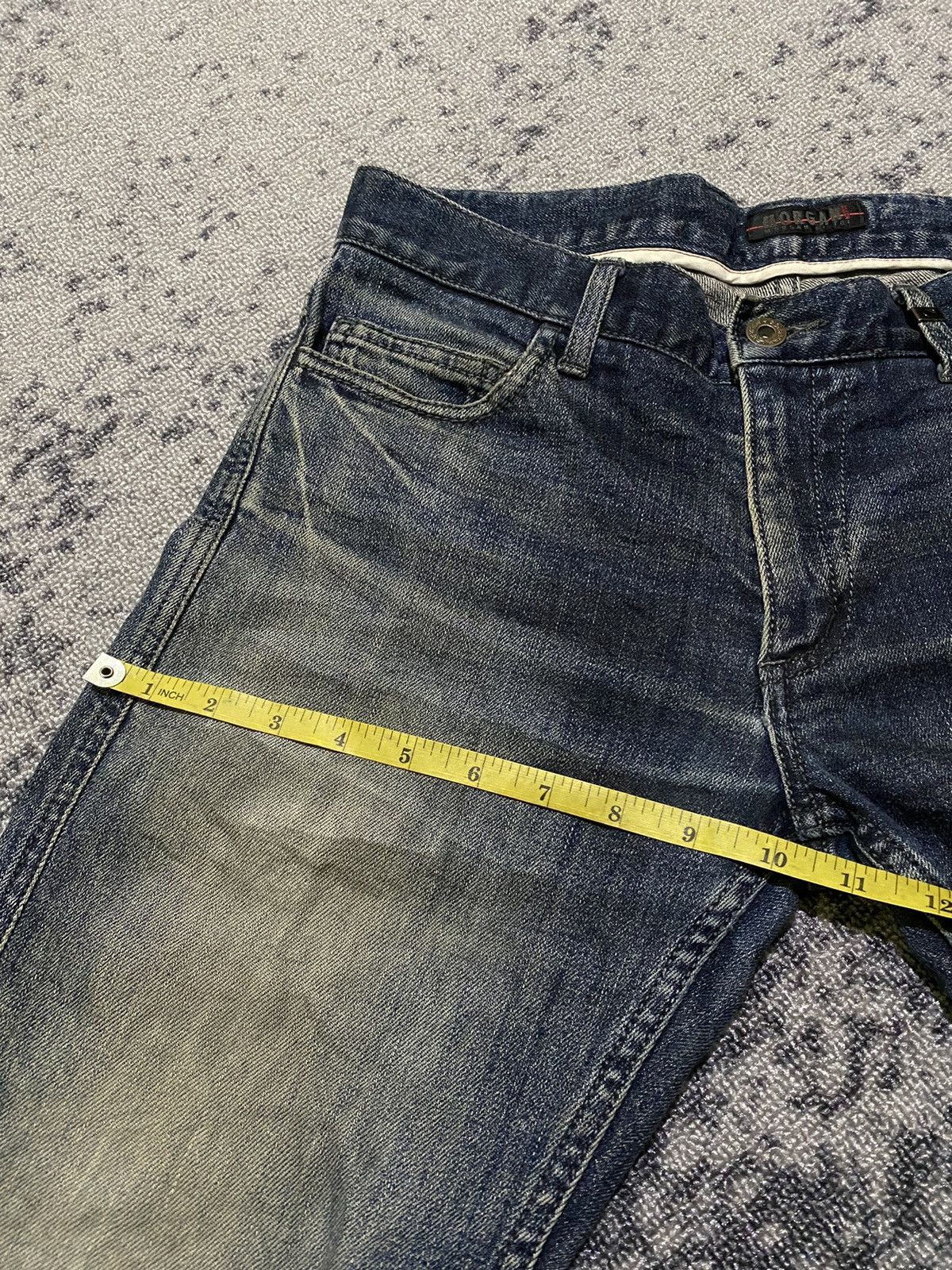 Japanese Brand × Morgan Homme Y2k Morgan ifsixwasnine Homme bootcut Jeans Size US 31 - 13 Thumbnail
