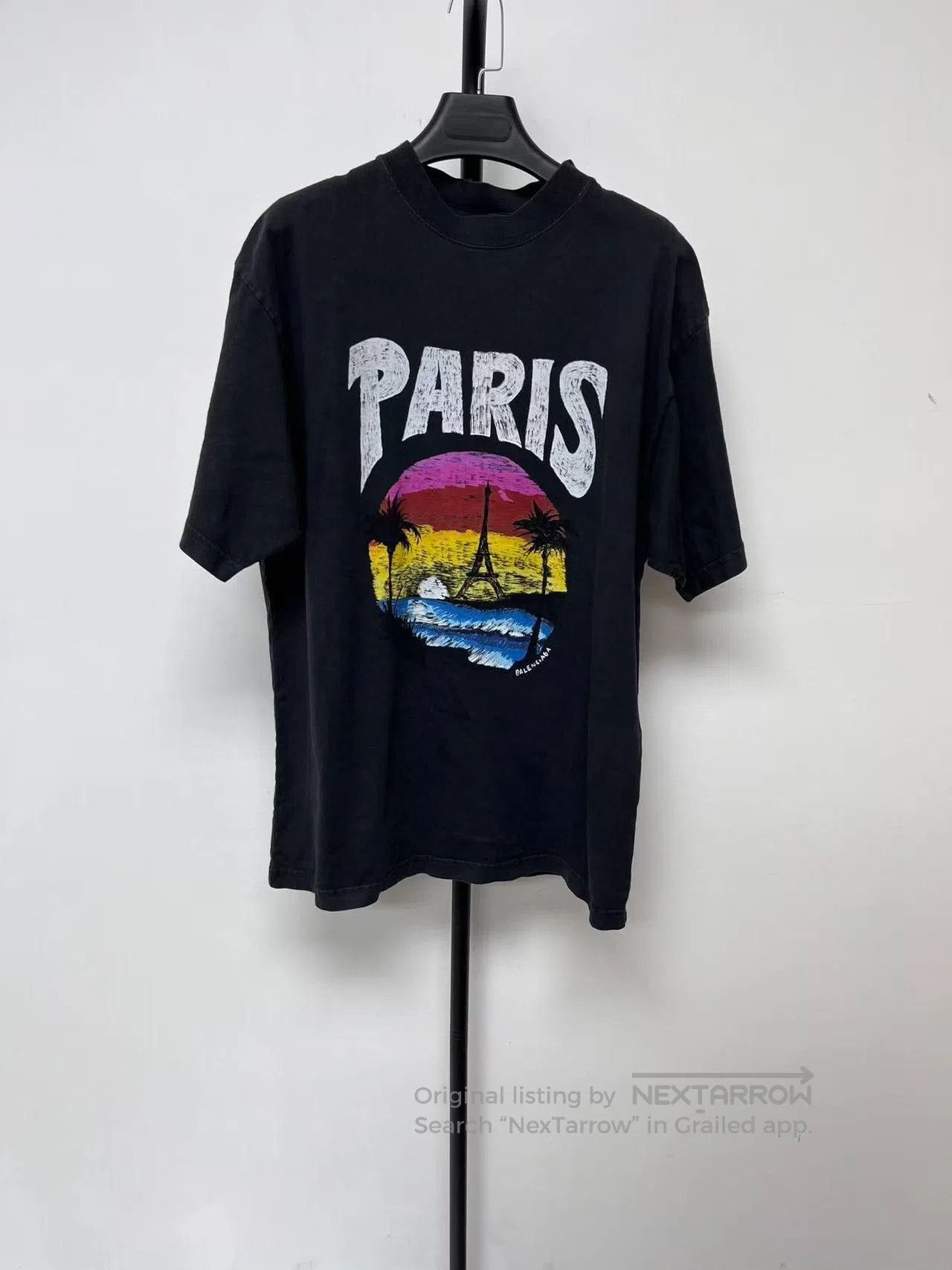 Balenciaga Balenciaga Letter Building Print Crewneck T-shirt. Size US XXS / EU 40 - 1 Thumbnail