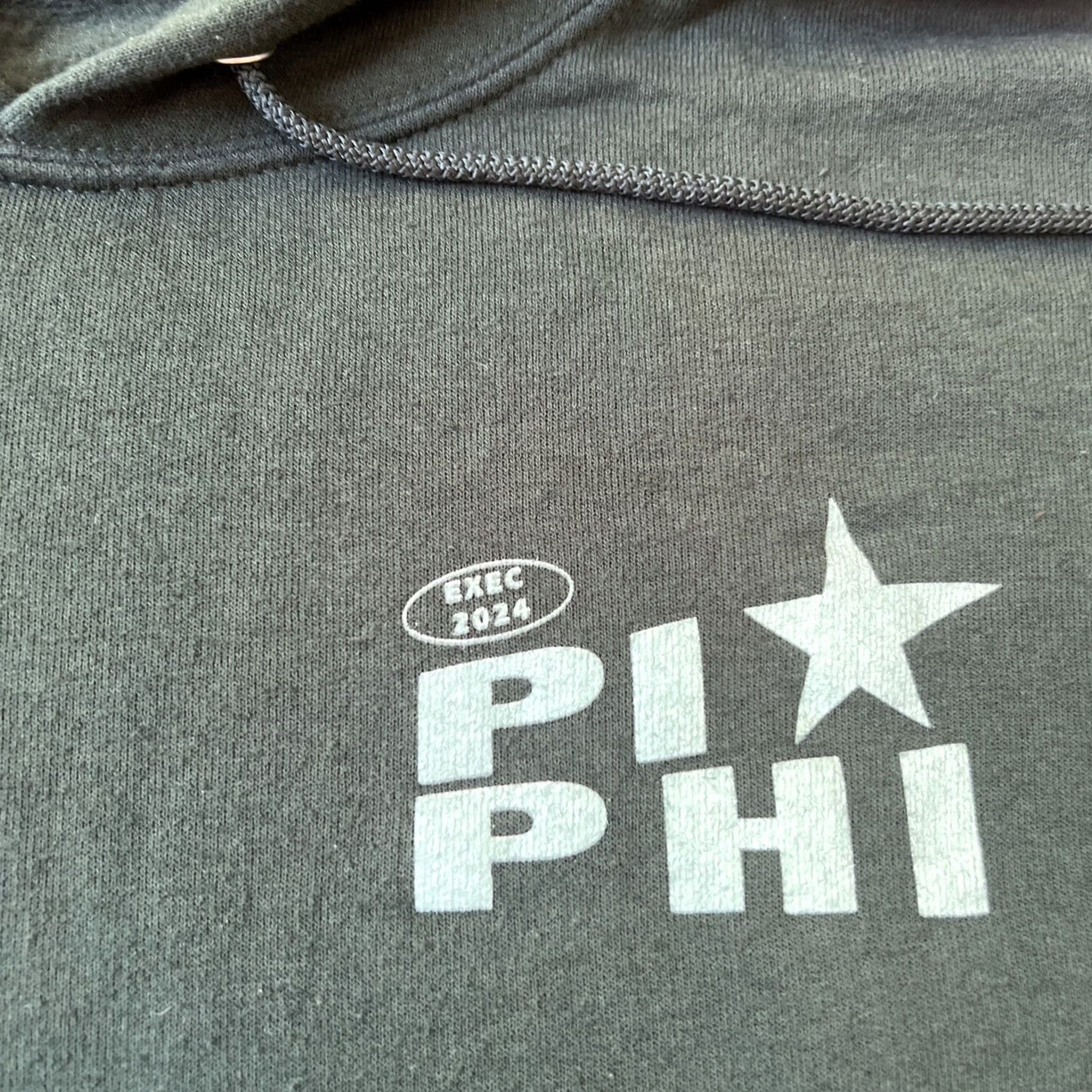 Jerzees Rare UCLA Bruins Pi Beta Phi Sorority Logo Exec Sweatshirt Hoodie Large Green Size L / US 10 / IT 46 - 3 Thumbnail