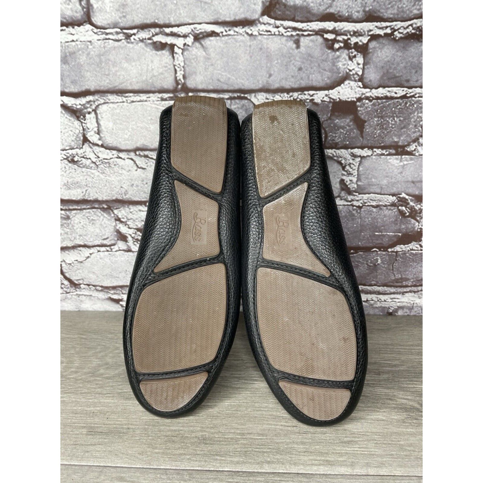 Bass G.H. Bass & Co. Bass Reese Black Leather Driving Loafers Wom Size US 9.5 / IT 39.5 - 21 Thumbnail