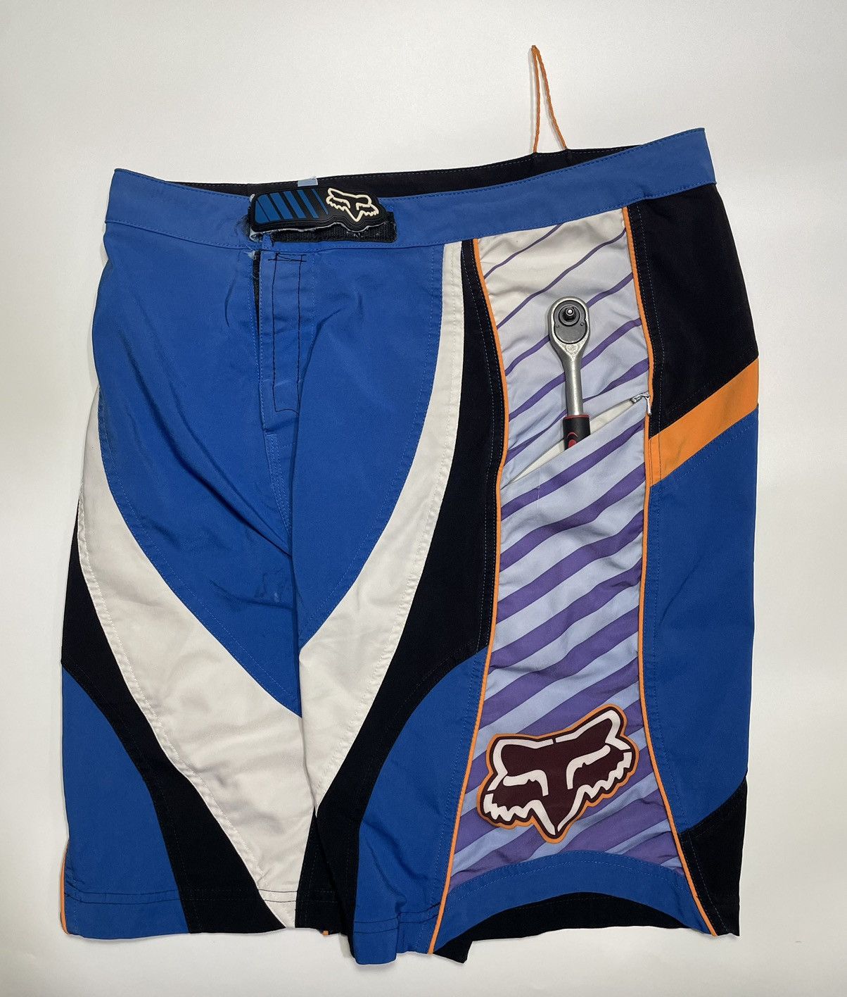 Vintage Vtg Fox Racing Short enduro motocross enduro zip pocket boar Size US 30 / EU 46 - 9 Thumbnail