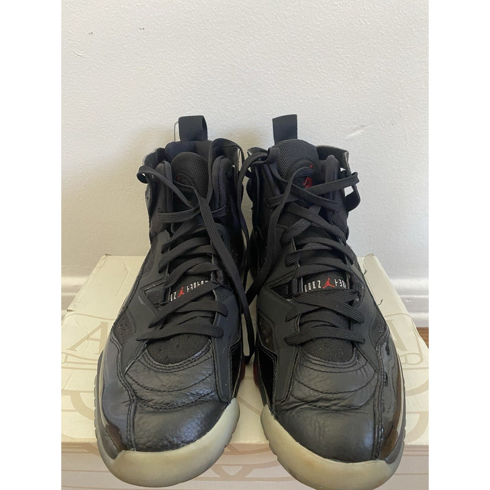 Nike Jordan Jumpman Two Trey Mens Size 11.5 Black University Red Size US 11 / EU 44 - 4 Thumbnail