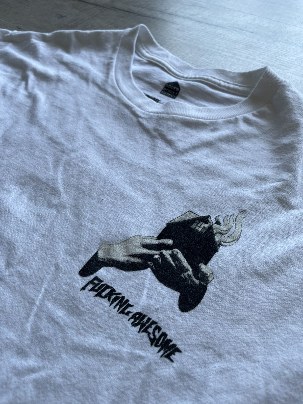 Dover Street Market Dover Street Market x Fucking Awesome white tee Size US M / EU 48-50 / 2 - 1 Thumbnail