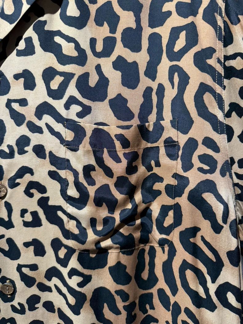 Wacko Maria WACKO MARIA Leopard Print Hawaiian Short Sleeve Shirt, Sil Size US XL / EU 56 / 4 - 6 Thumbnail