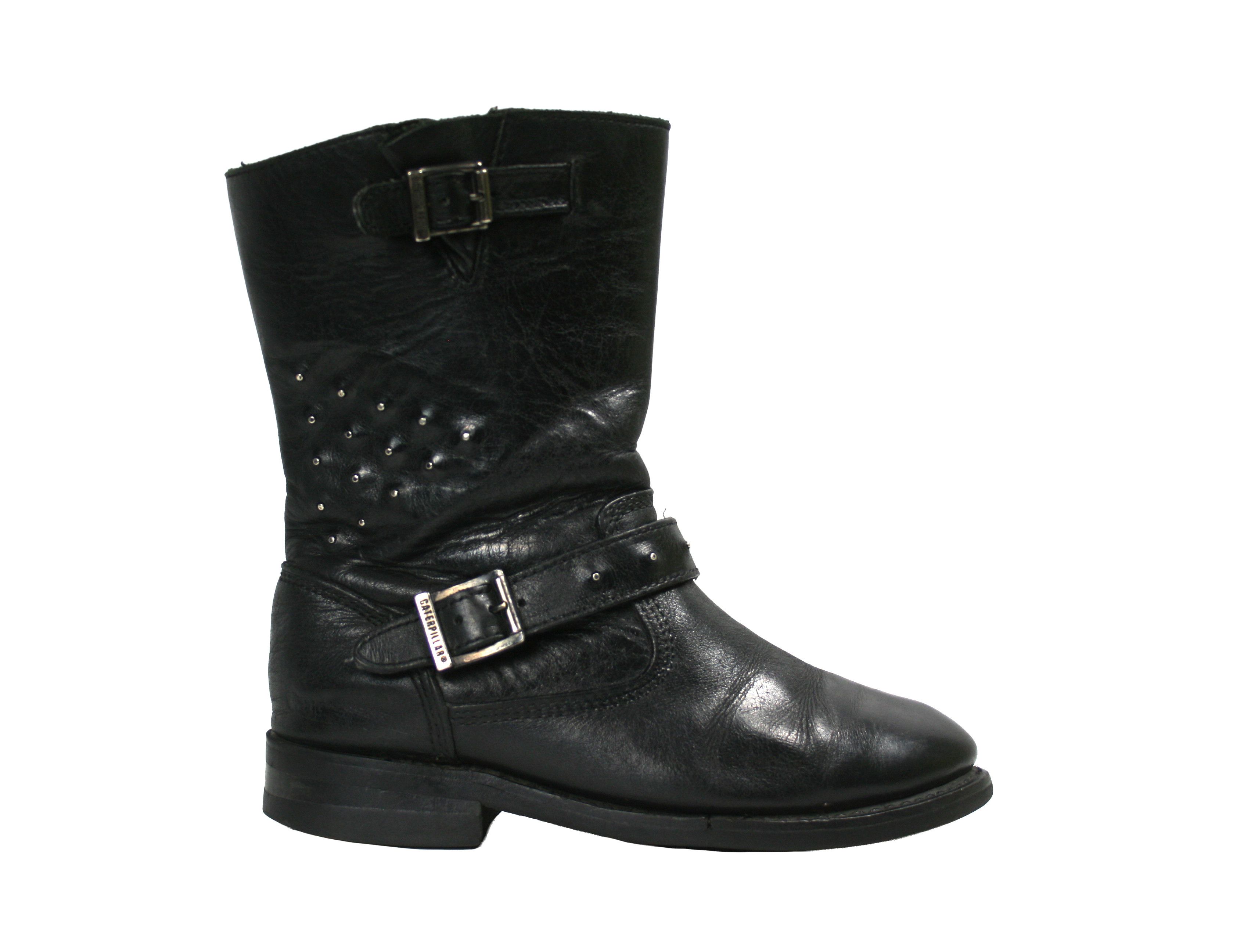 Caterpillar CAT 00S Engineered Avant Garde Leather Biker Boots Vintage Size US 10 / IT 40 - 1 Thumbnail