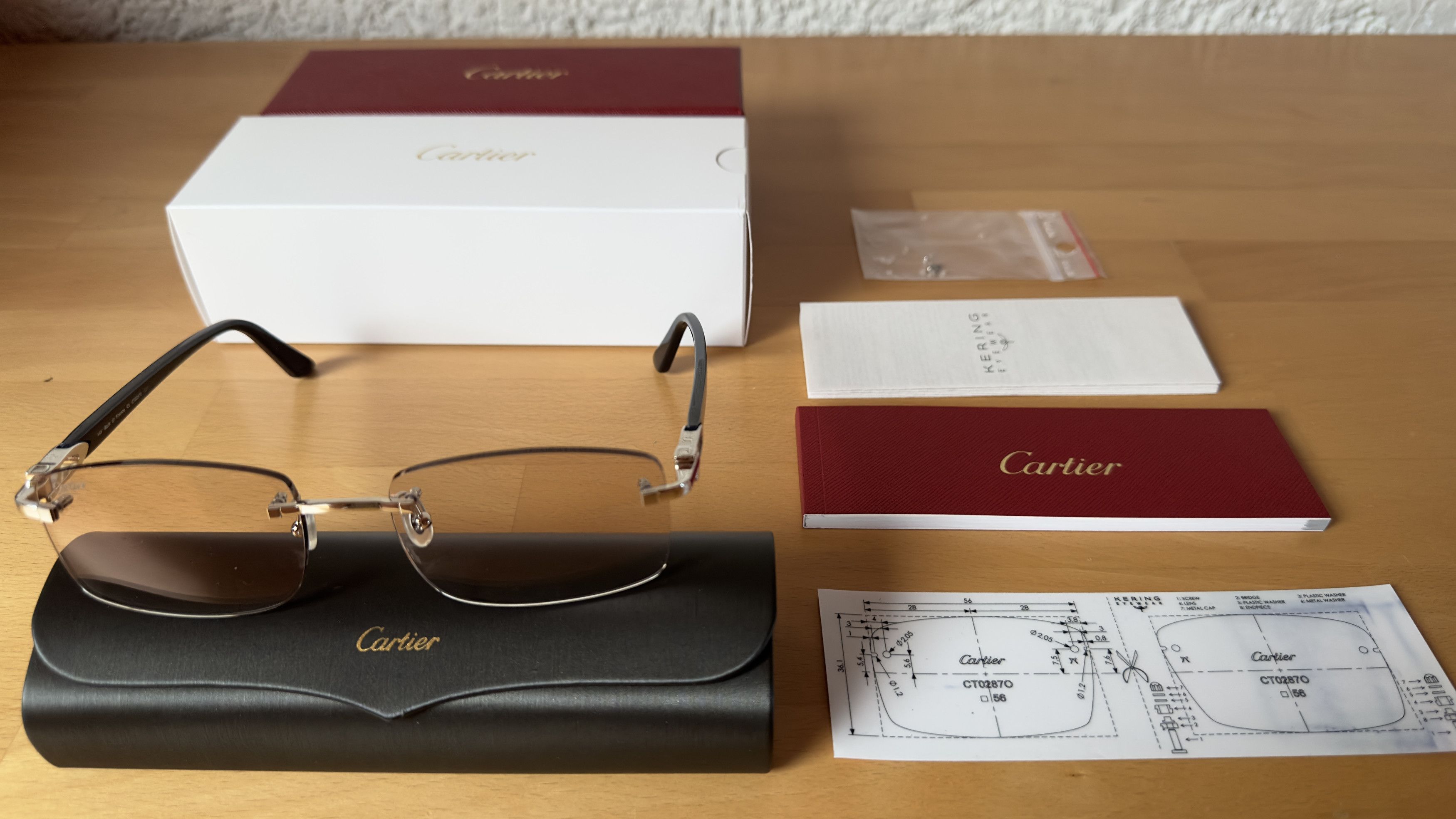 Cartier Cartier CT02870 custom glasses Size ONE SIZE - 7 Thumbnail