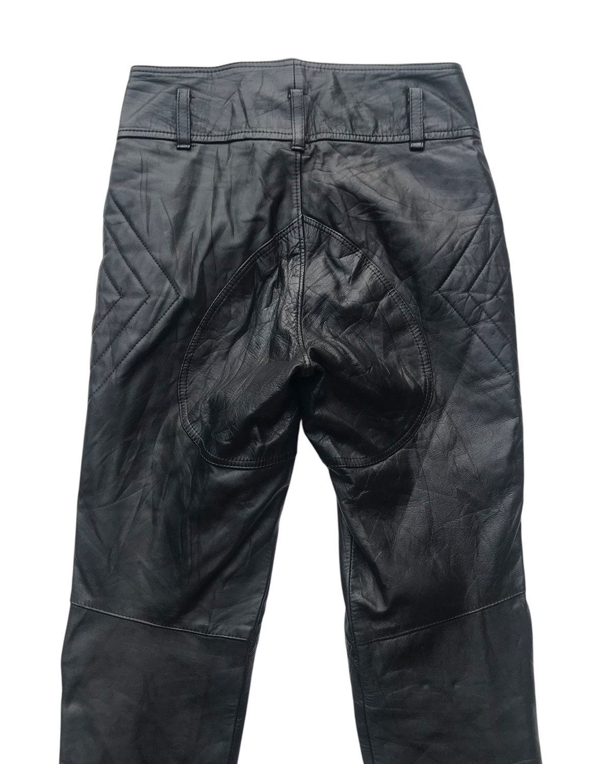 Leather Vintage Inoue Genuine Leather Riding Biker Pants Size US 33 - 9 Thumbnail