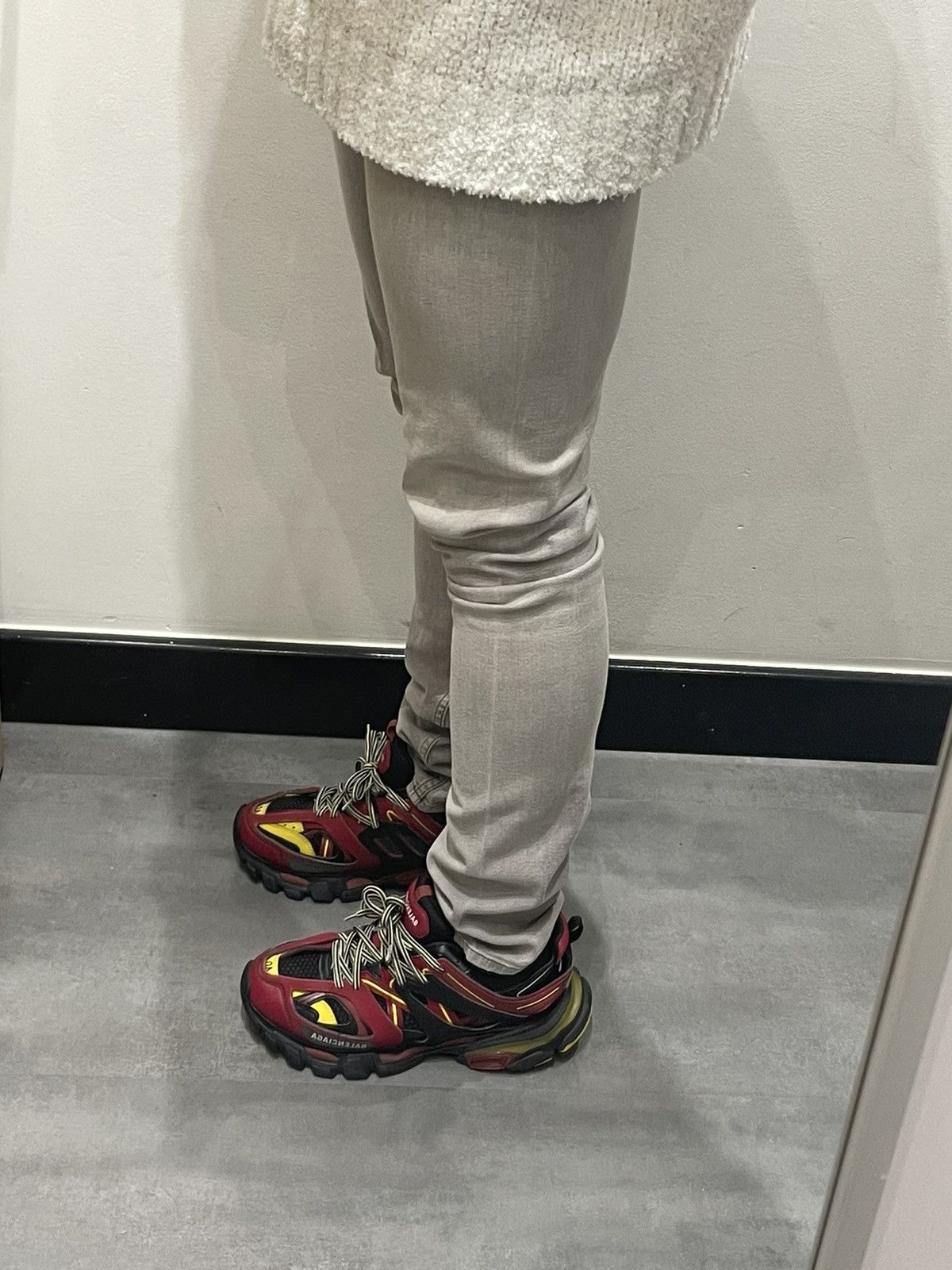 Acne Studios Acne Studios Flex/Zick Washed Gray Denim Pants Size US 31 - 5 Thumbnail