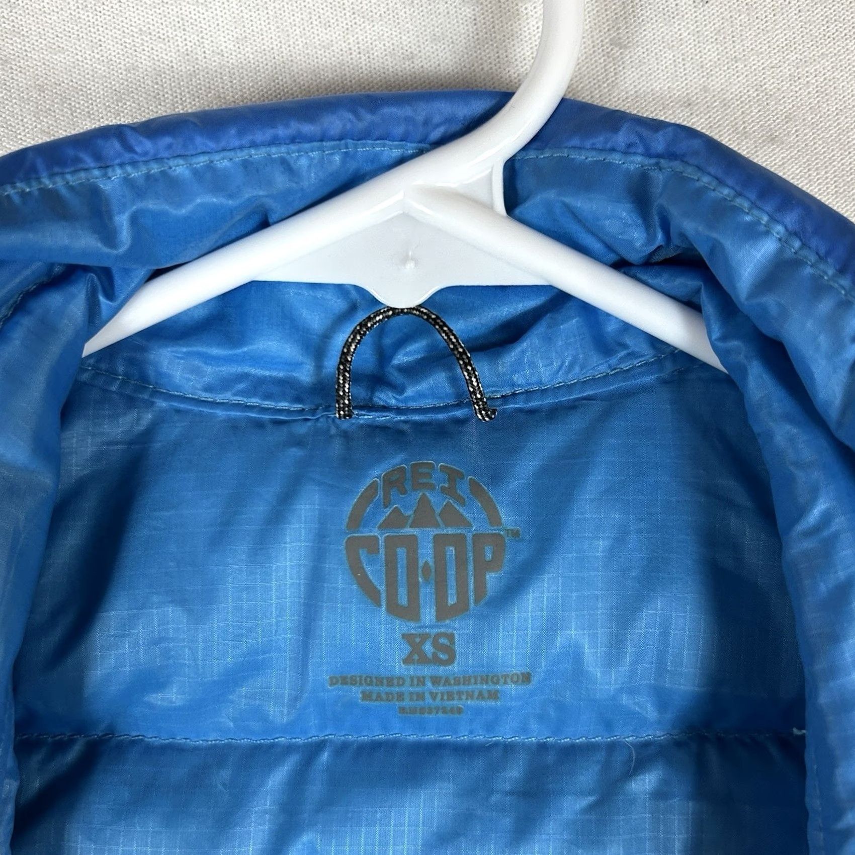 Vintage REI Co Op Down Puffer Vest Womens XS Blue Ultralight Insulated Full Zip Pockets Size XS / US 0-2 / IT 36-38 - 3 Thumbnail