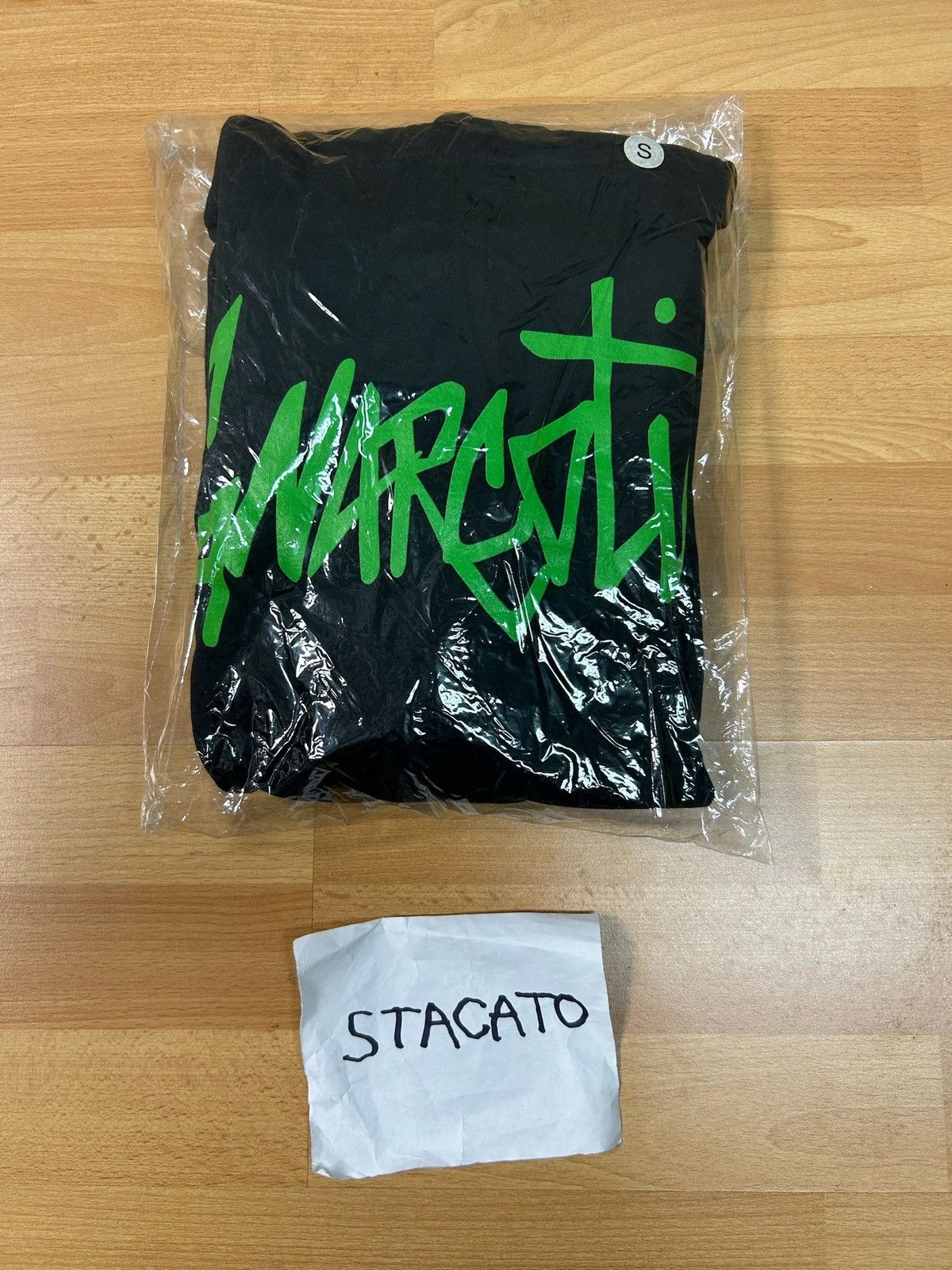 Gnarcotic × Rap Tees Gnarcotic Logo Flame Hoodie Black/Green Size US S / EU 44-46 / 1 - 2 Thumbnail