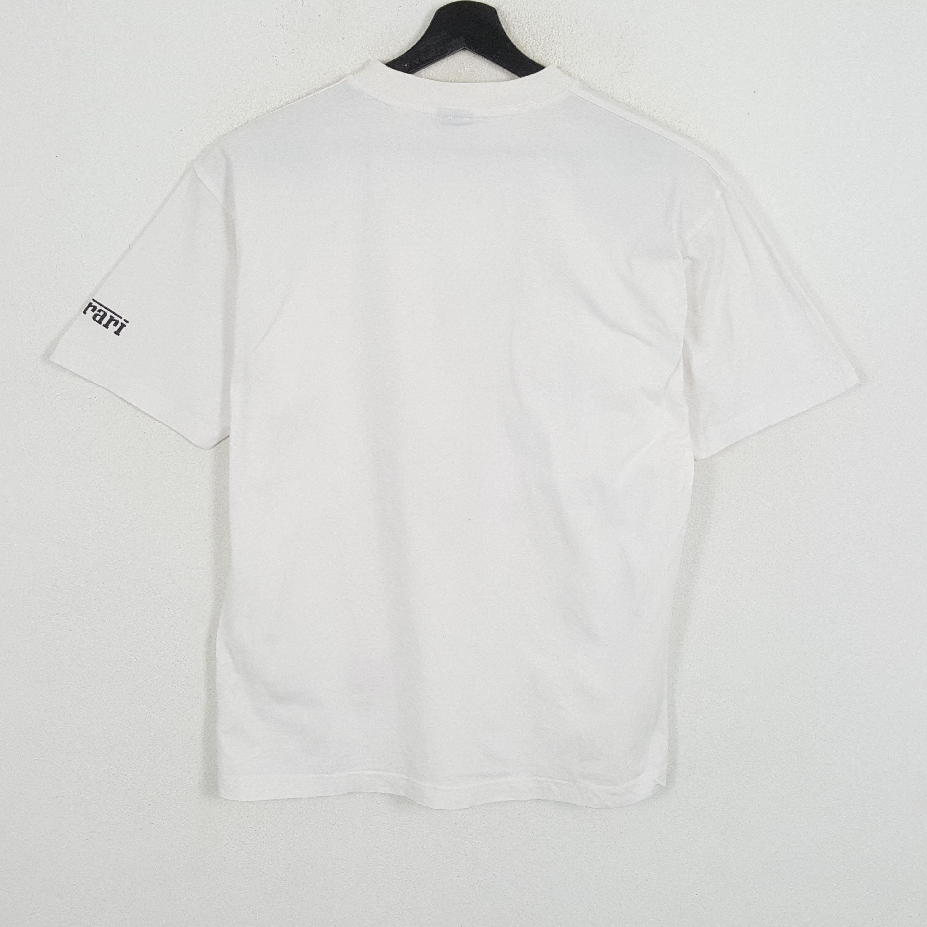 Ferrari × Vintage FERRARI Luxury Cars Brand Big Logo Design Tshirt Size US L / EU 52-54 / 3 - 3 Thumbnail