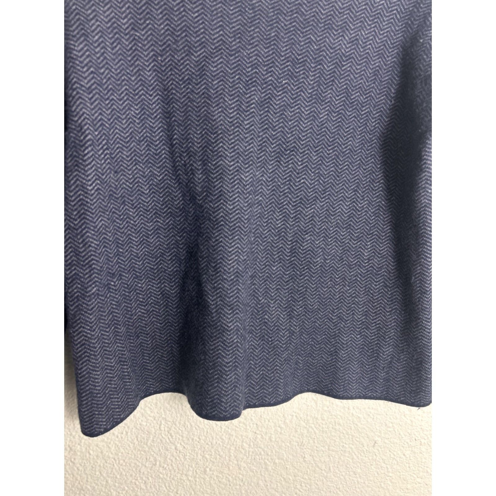 J. Jill J. Jill Wearever Pullover Sweater S Petite Gray Herringbone Wool Blend Womens Size S / US 4 / IT 40 - 5 Thumbnail