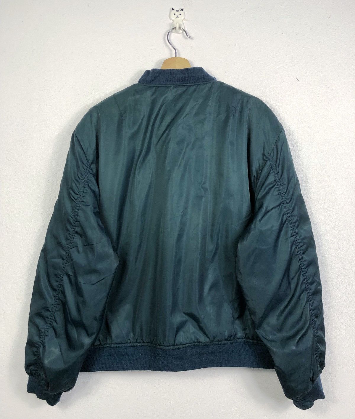 Vintage Rare Vintage Phantom Military MA-1 Reversible Bomber Jacket Size US XXL / EU 58 / 5 - 7 Thumbnail