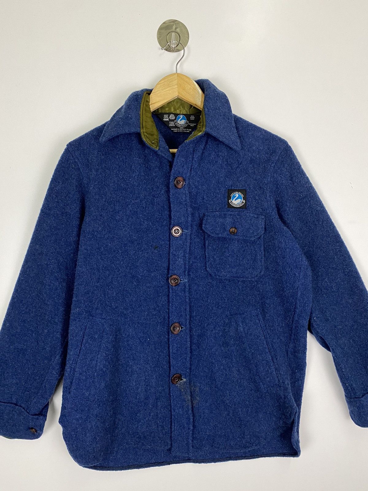 Vintage Vintage Swanndri Wool Jacket Pure Wool Size US M / EU 48-50 / 2 - 2 Thumbnail