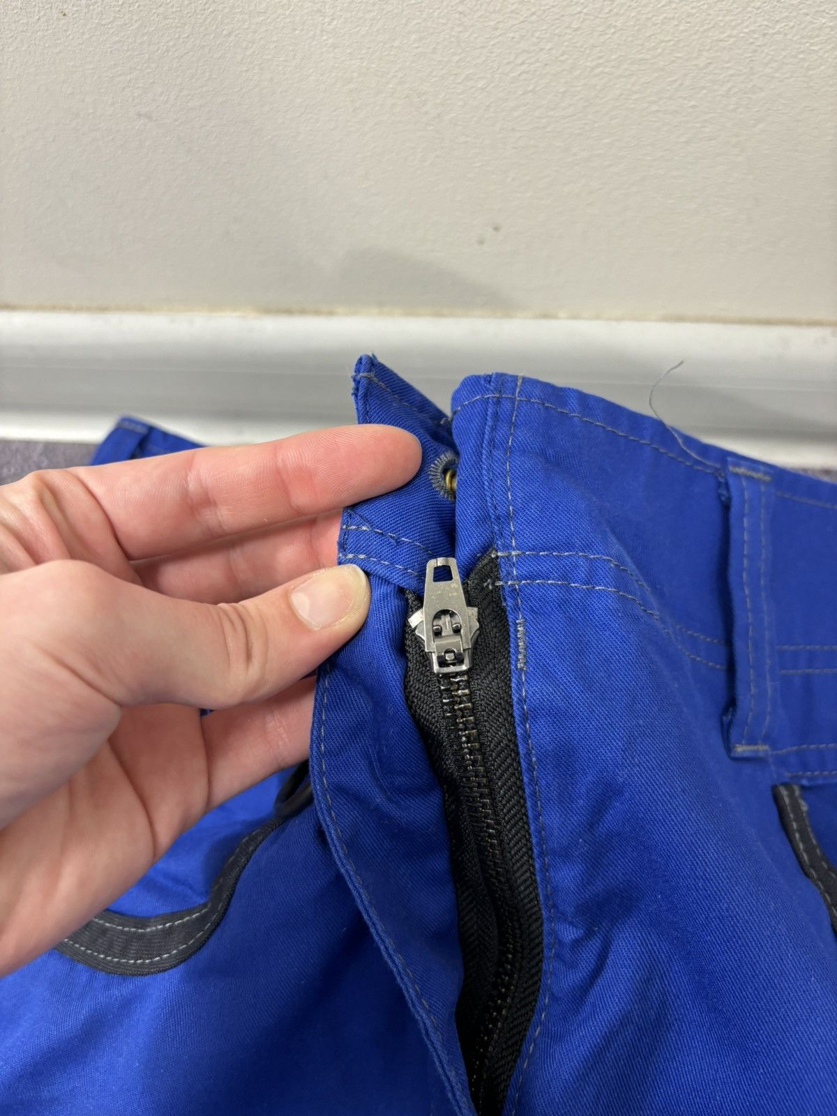 Other Mascot Workwear Blue Heavy Cordura Utility Cargo Pants Size US 30 / EU 46 - 9 Thumbnail