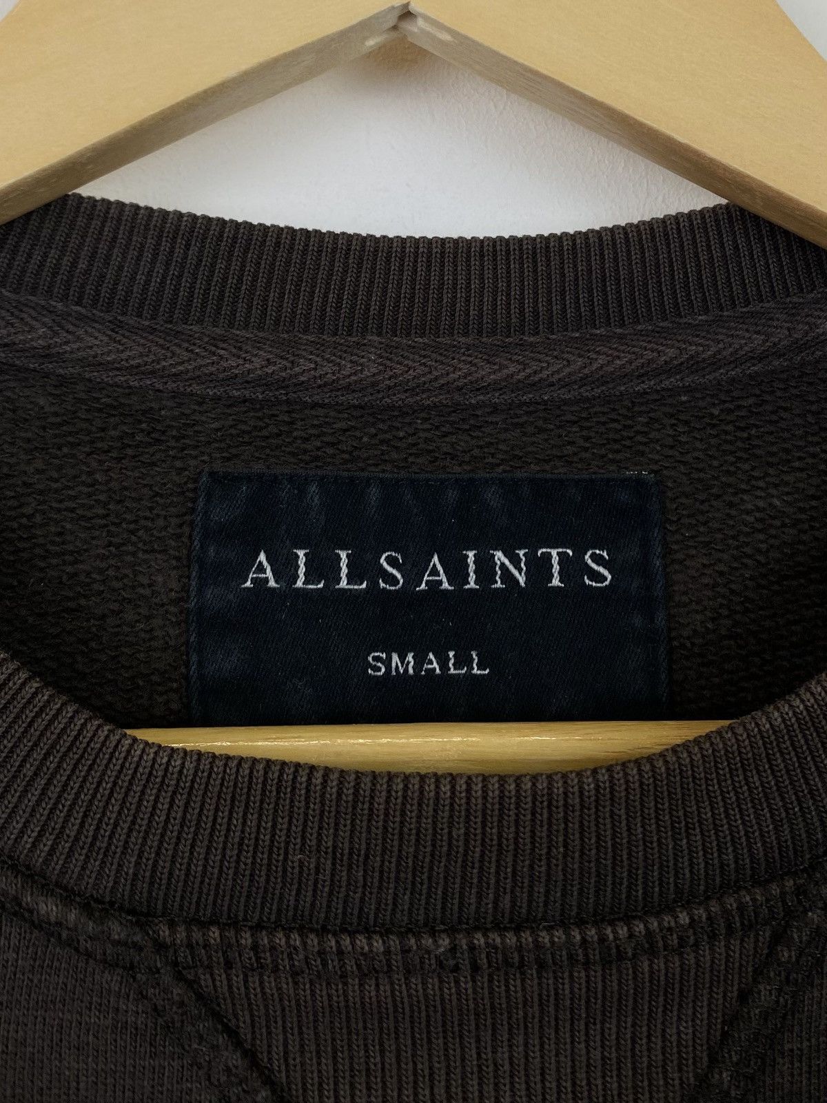 Allsaints Allsaints Wilde Crew Sweatshirt Men’s Size Small Brown Top Size US S / EU 44-46 / 1 - 4 Thumbnail