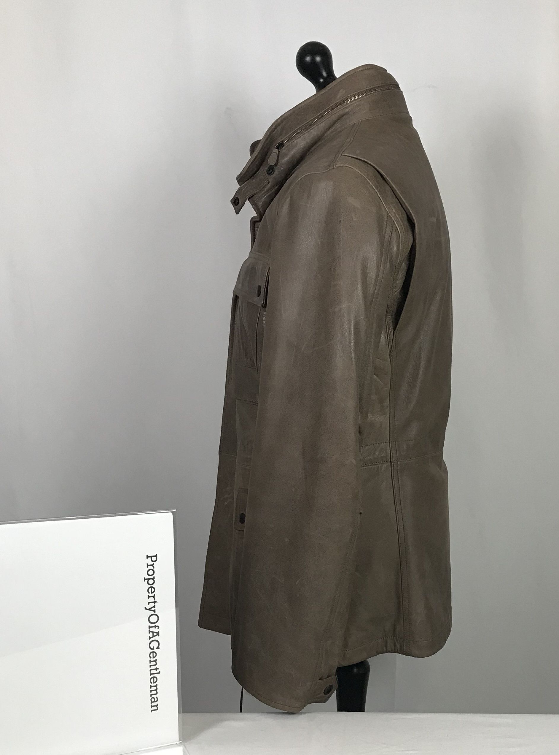 Alexander McQueen Alexander McQueen Leather Utility Jacket Size US M / EU 48-50 / 2 - 4 Thumbnail