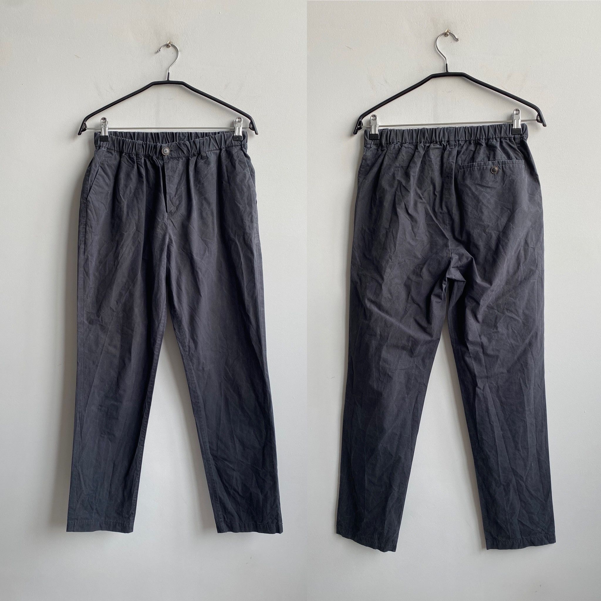 A Kind Of Guise A Kind of Guise Elasticated Wide Trousers in Seersucker Size US 30 / EU 46 - 2 Thumbnail