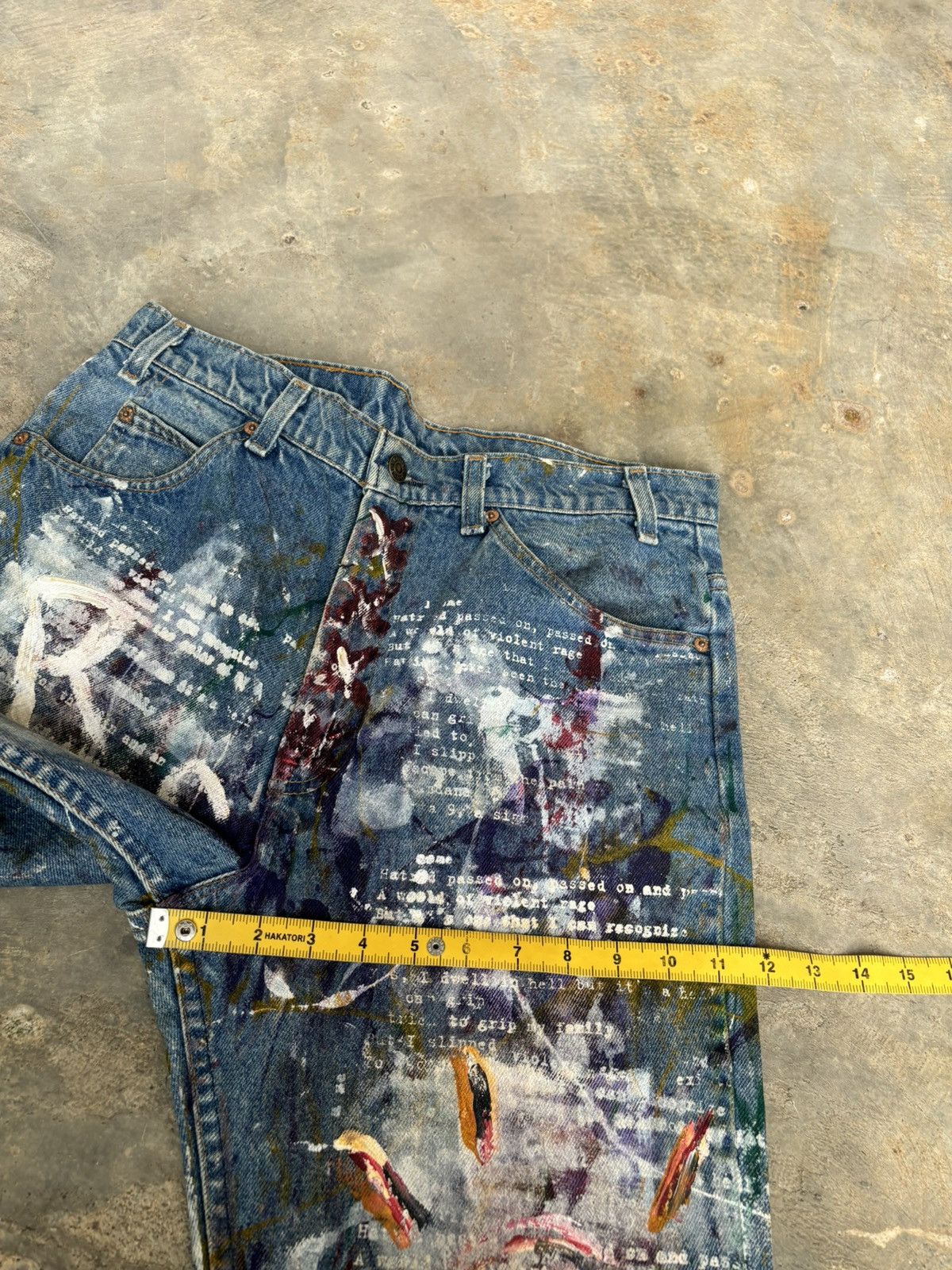 Levi's Vintage Clothing Vintage Levis Orange Tab 517 Painter Art Denim Size US 34 / EU 50 - 13 Thumbnail